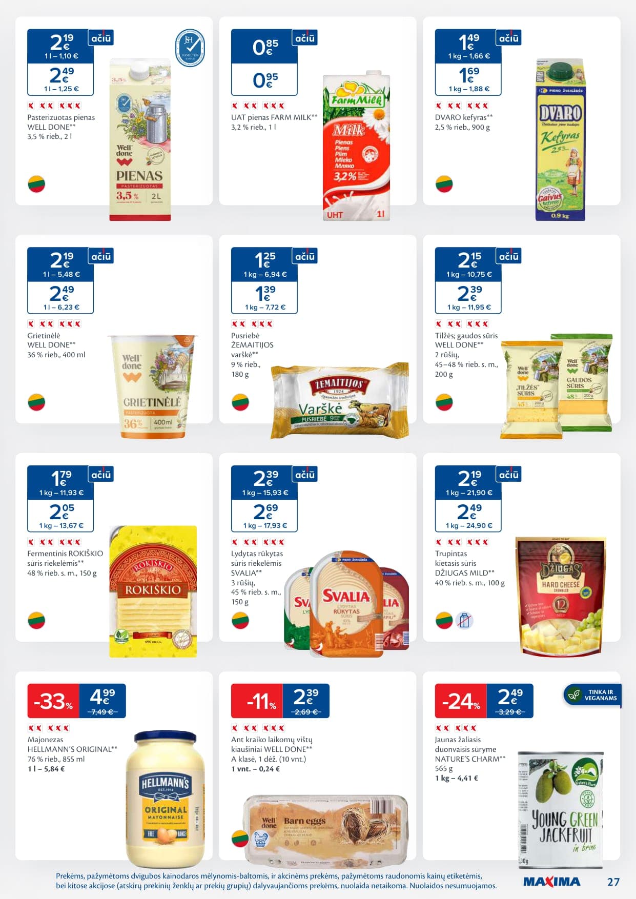 MAXIMA akcijų ir nuolaidų leidinys Nr. 7 nuo 2026.02.10 iki 2026.02.16 - 27