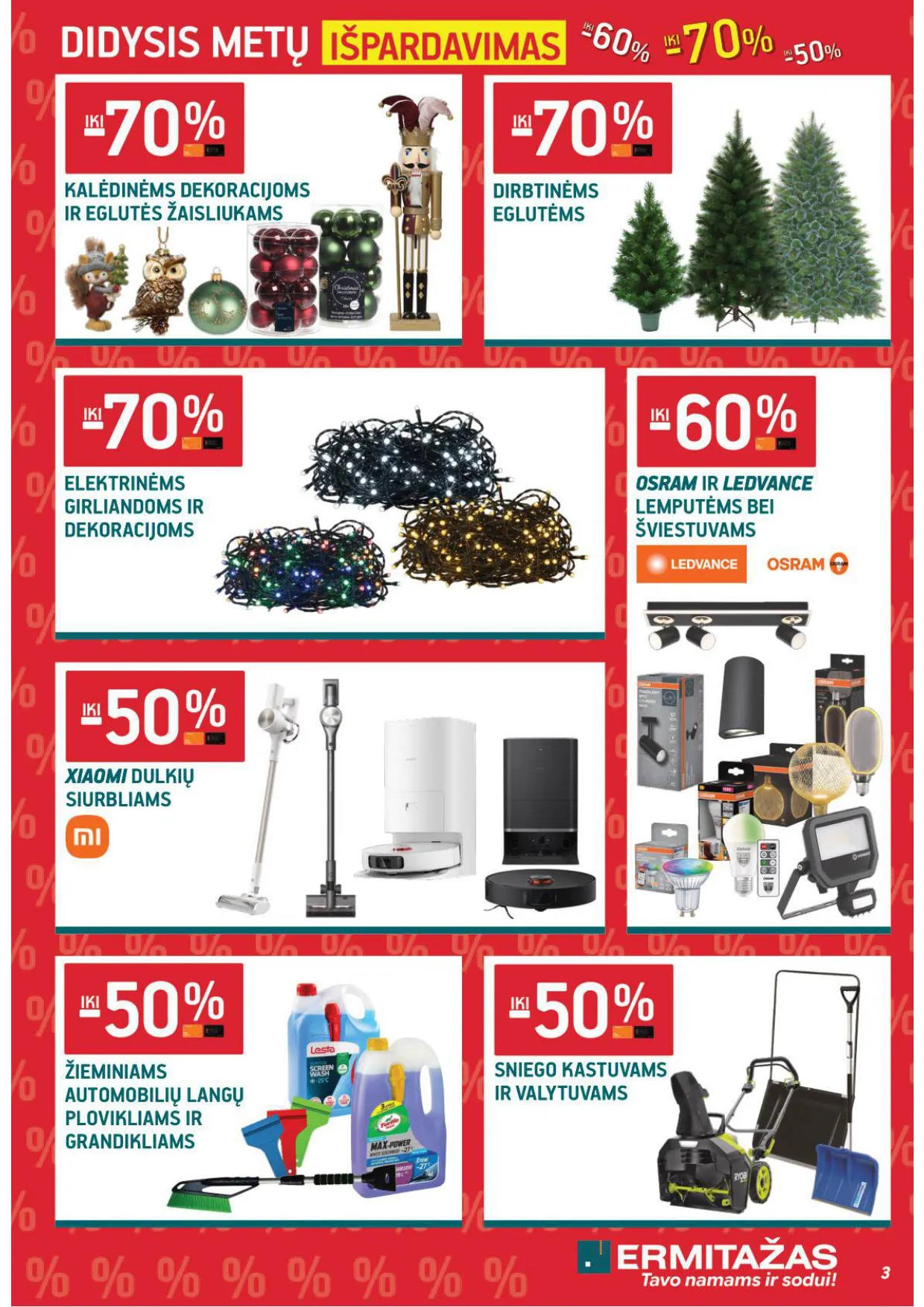 ERMITAŽAS akcijų ir nuolaidų leidinys Nr. 1 nuo 2026.01.05 iki 2026.02.01