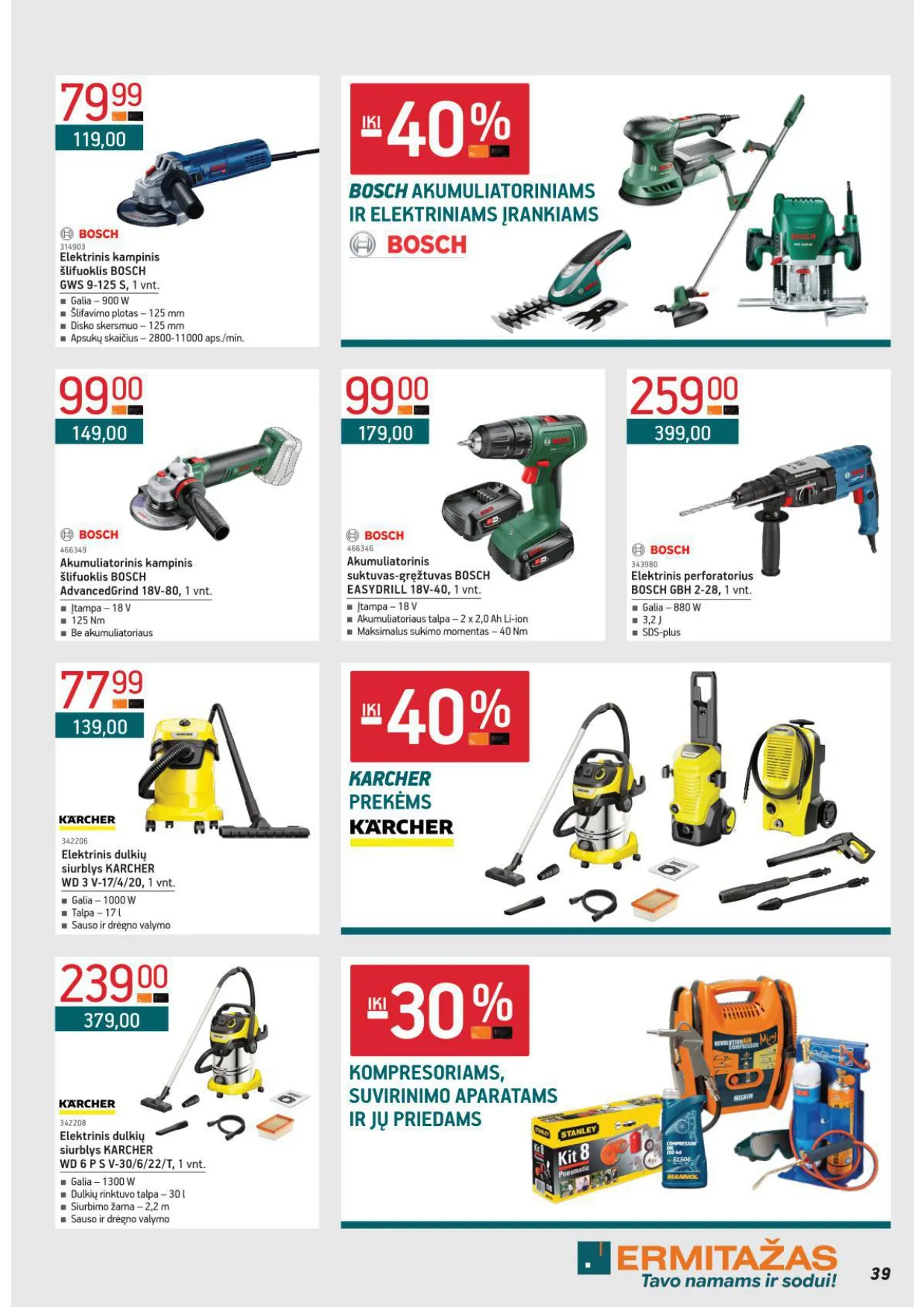 ERMITAŽAS akcijų ir nuolaidų leidinys Nr. 1 nuo 2026.01.05 iki 2026.02.01