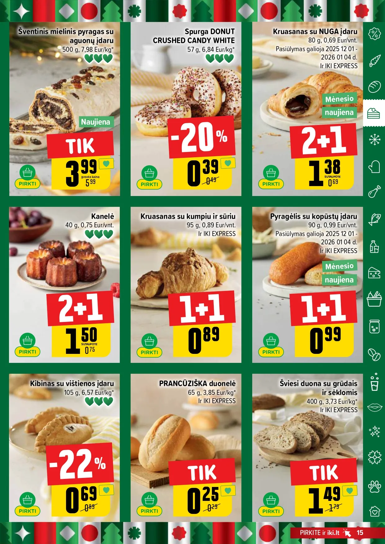 IKI akcijų ir nuolaidų leidinys Nr. 51 nuo 2025.12.15 iki 2025.12.21 - 15