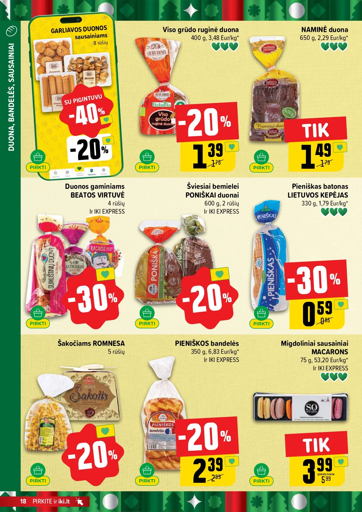 IKI akcijų ir nuolaidų leidinys Nr. 51 nuo 2025.12.15 iki 2025.12.21 - 18