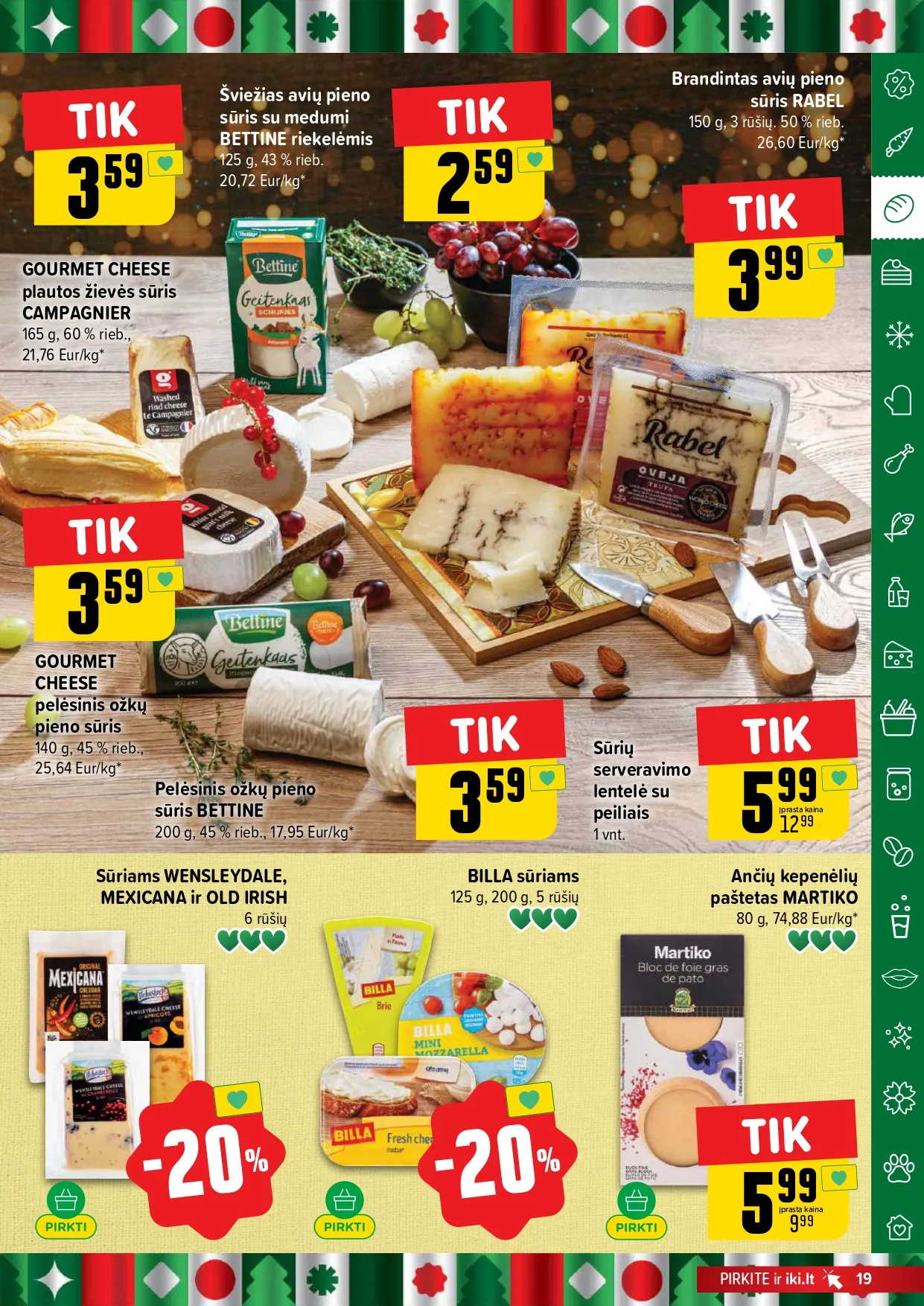 IKI akcijų ir nuolaidų leidinys Nr. 51 nuo 2025.12.15 iki 2025.12.21 - 19