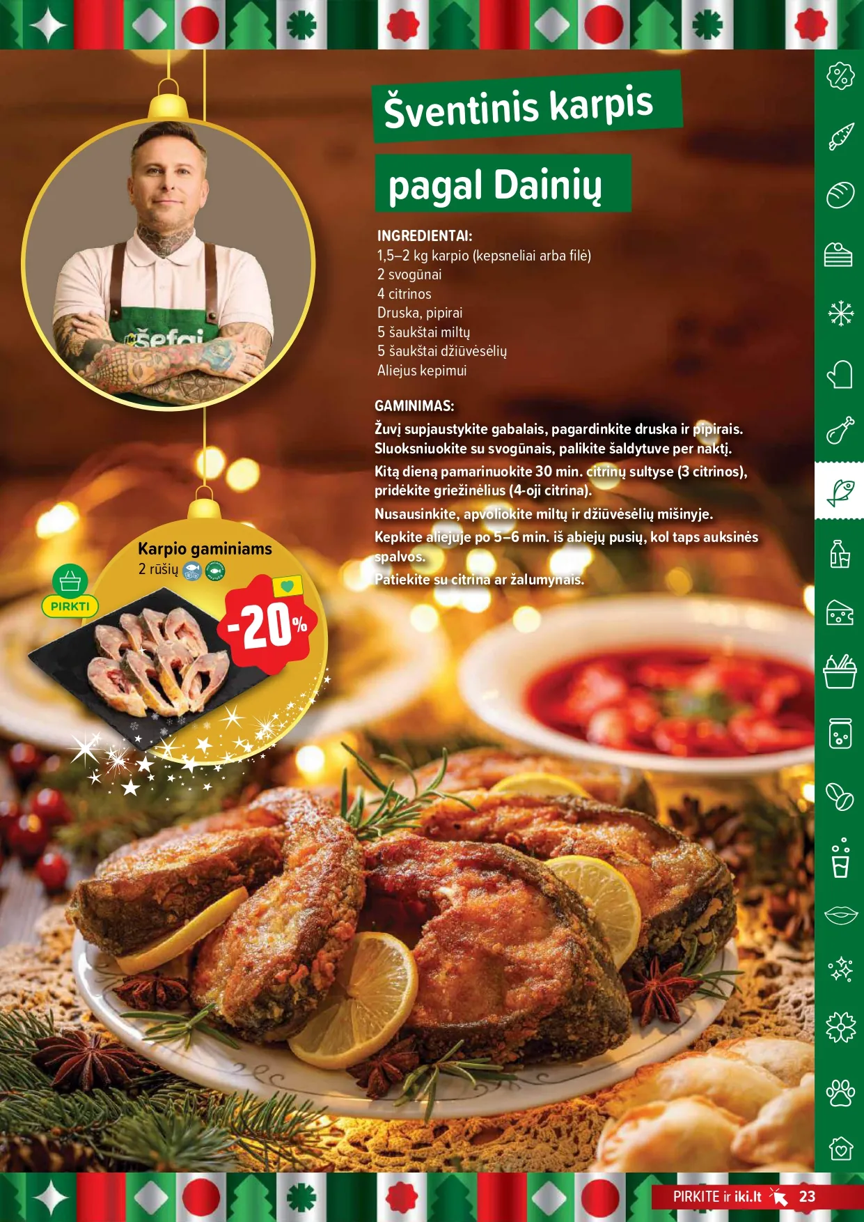 IKI akcijų ir nuolaidų leidinys Nr. 51 nuo 2025.12.15 iki 2025.12.21 - 23