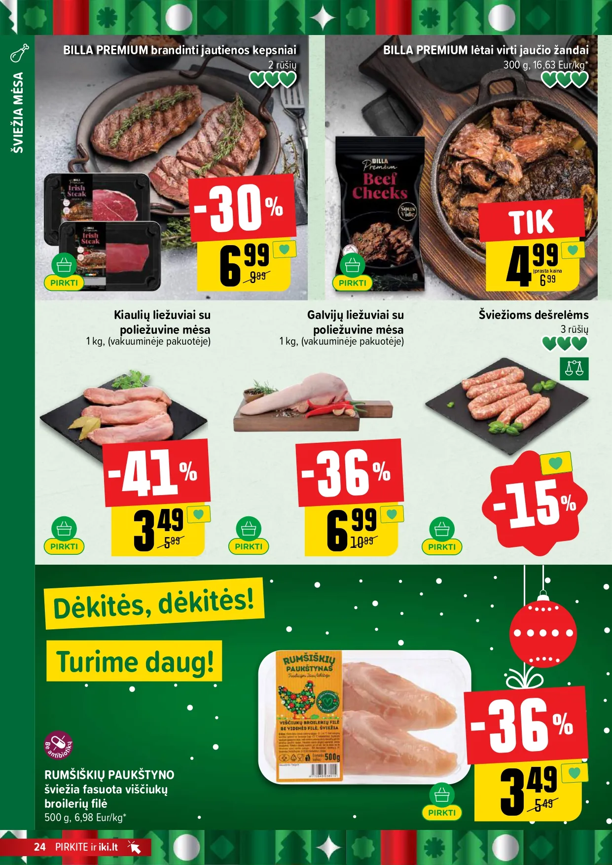 IKI akcijų ir nuolaidų leidinys Nr. 51 nuo 2025.12.15 iki 2025.12.21 - 24