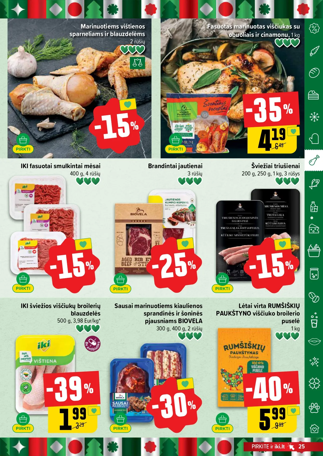 IKI akcijų ir nuolaidų leidinys Nr. 51 nuo 2025.12.15 iki 2025.12.21 - 25