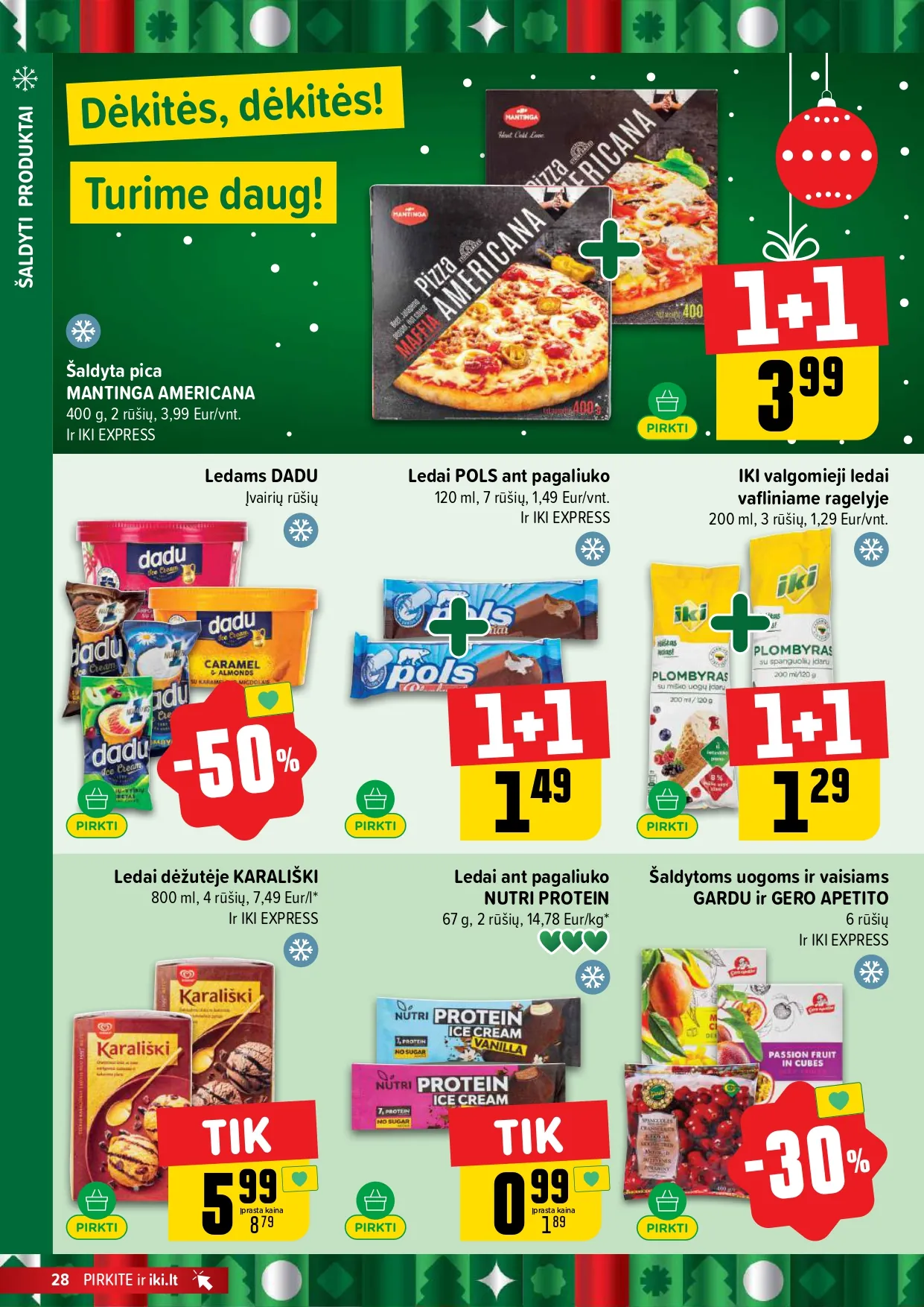 IKI akcijų ir nuolaidų leidinys Nr. 51 nuo 2025.12.15 iki 2025.12.21 - 28