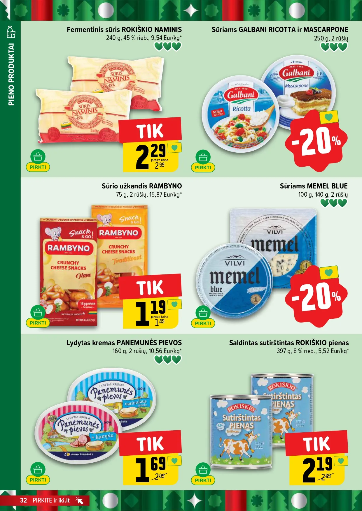 IKI akcijų ir nuolaidų leidinys Nr. 51 nuo 2025.12.15 iki 2025.12.21 - 32