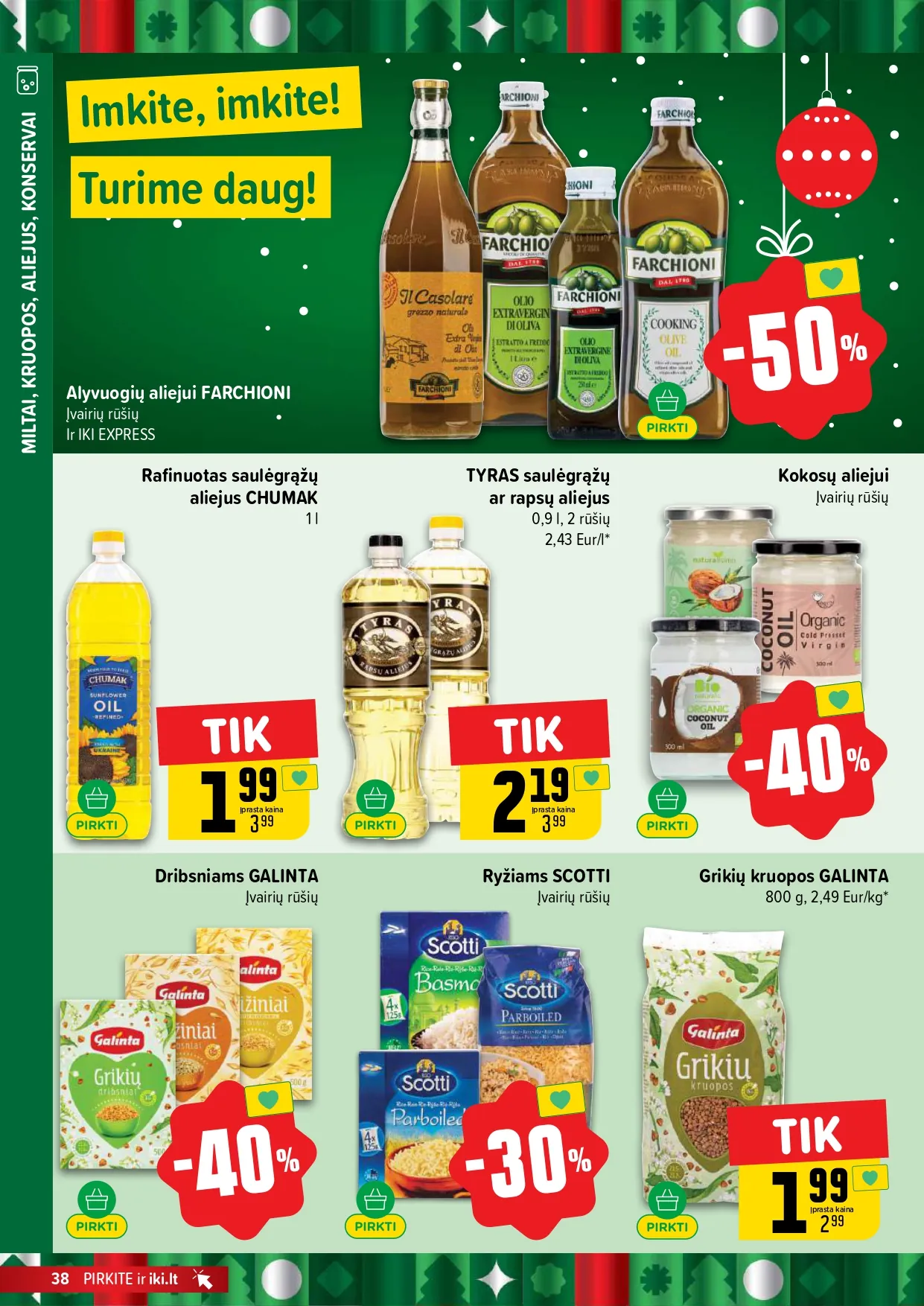 IKI akcijų ir nuolaidų leidinys Nr. 51 nuo 2025.12.15 iki 2025.12.21 - 38