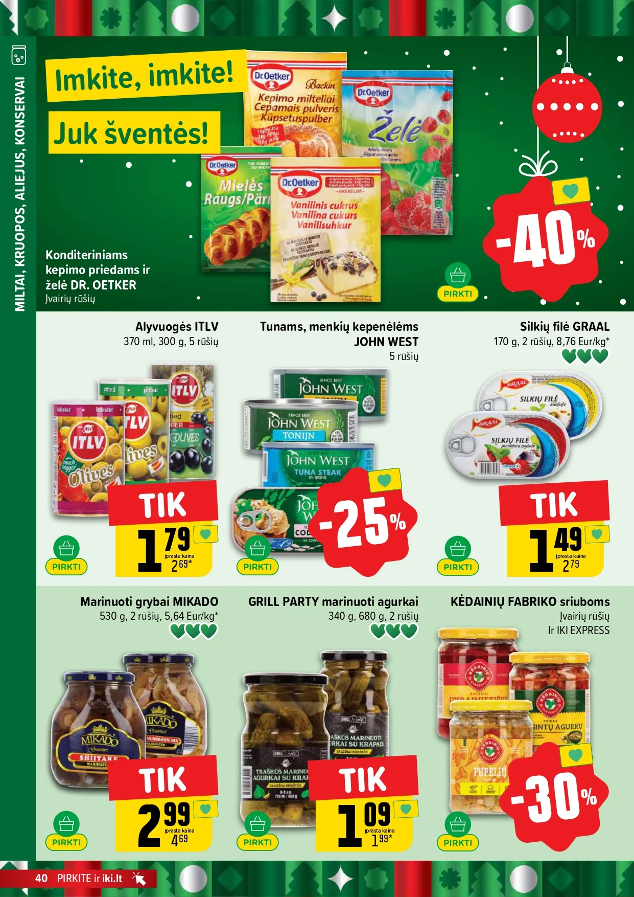 IKI akcijų ir nuolaidų leidinys Nr. 51 nuo 2025.12.15 iki 2025.12.21 - 40