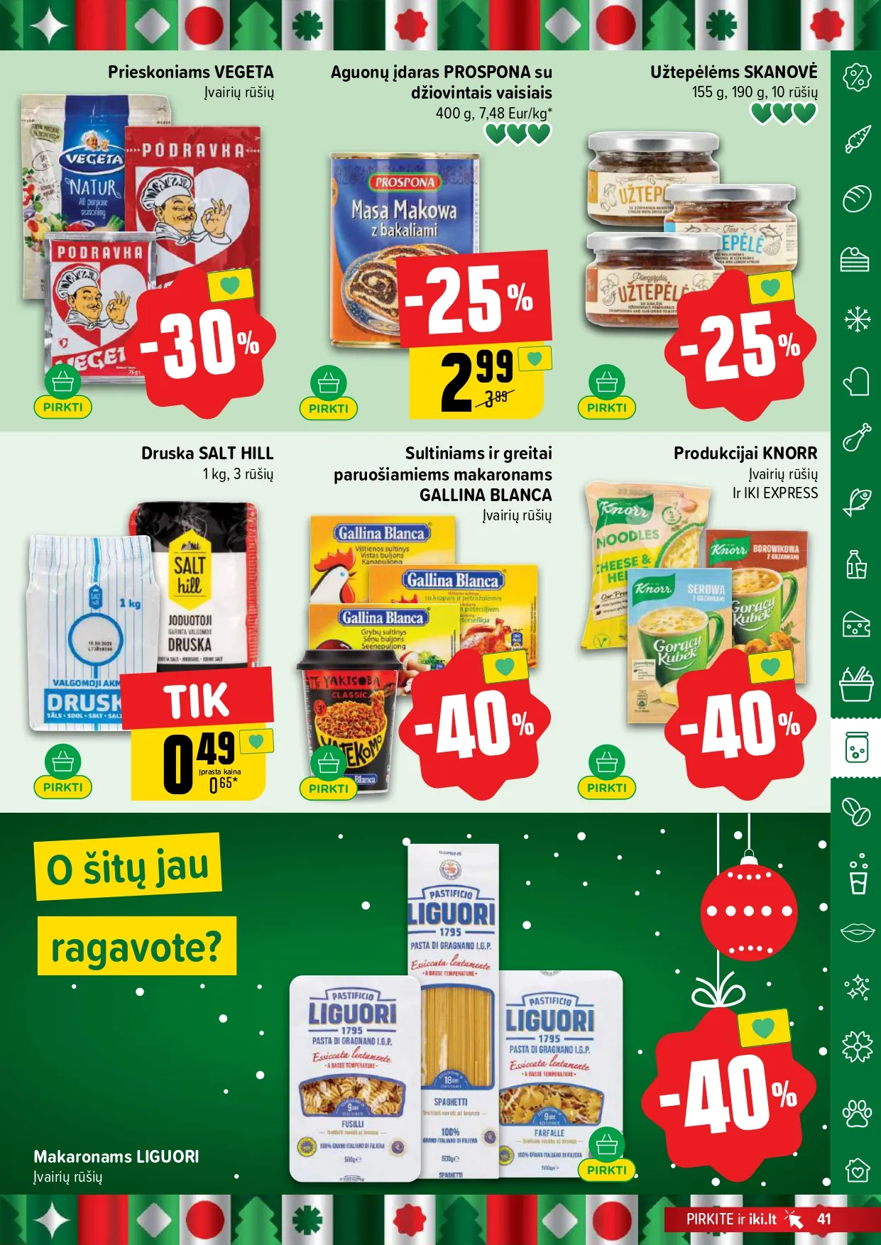 IKI akcijų ir nuolaidų leidinys Nr. 51 nuo 2025.12.15 iki 2025.12.21 - 41