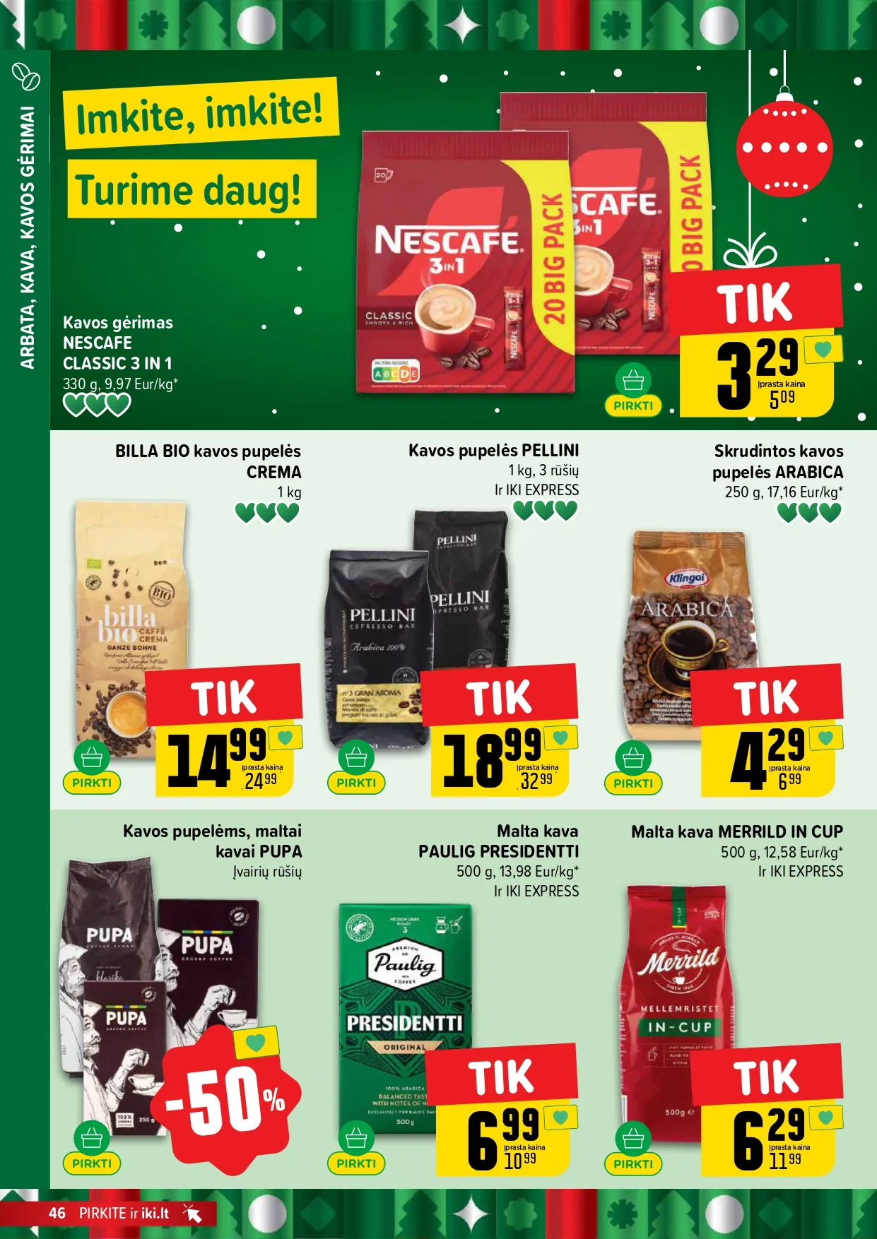 IKI akcijų ir nuolaidų leidinys Nr. 51 nuo 2025.12.15 iki 2025.12.21 - 46