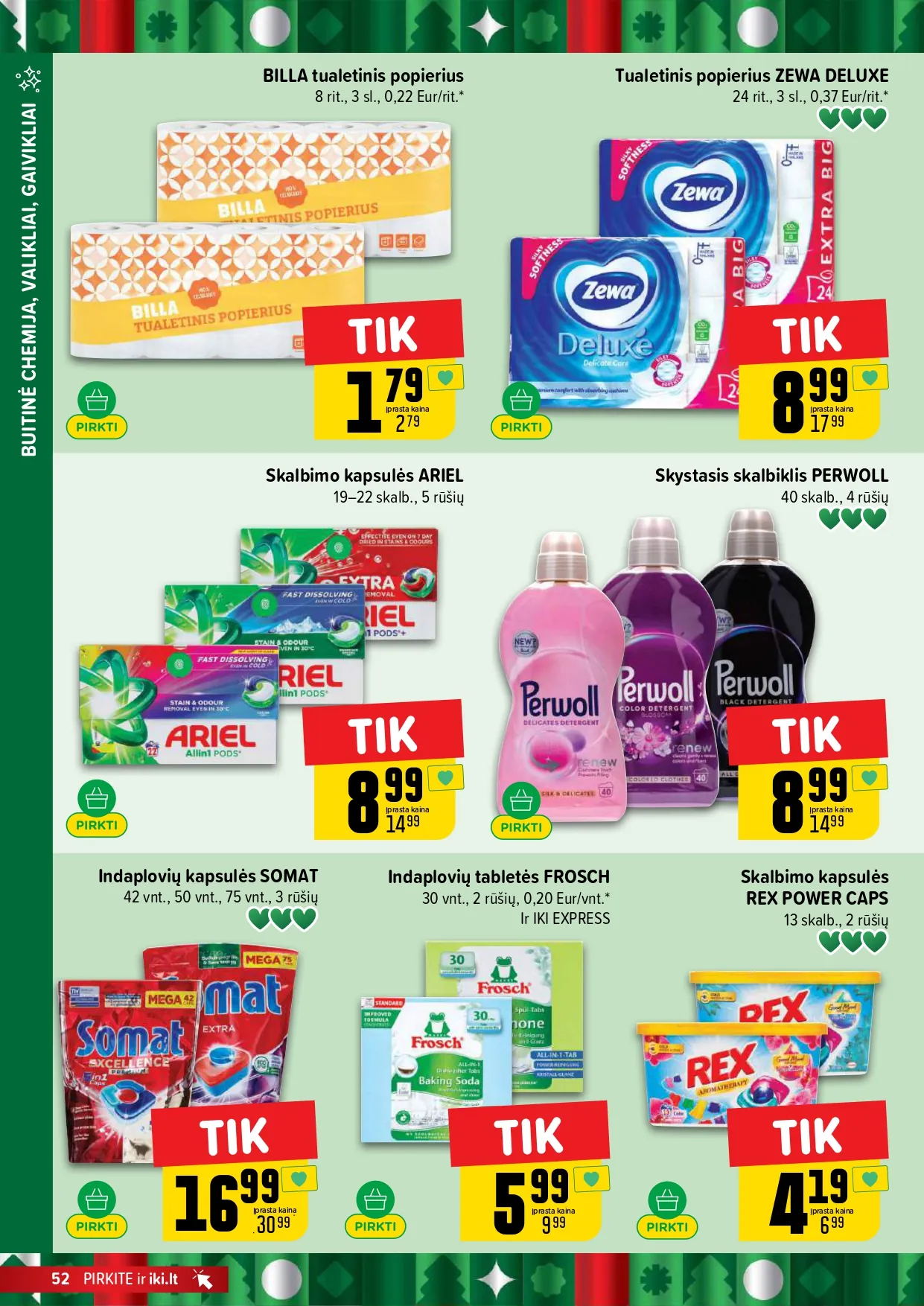 IKI akcijų ir nuolaidų leidinys Nr. 51 nuo 2025.12.15 iki 2025.12.21 - 52