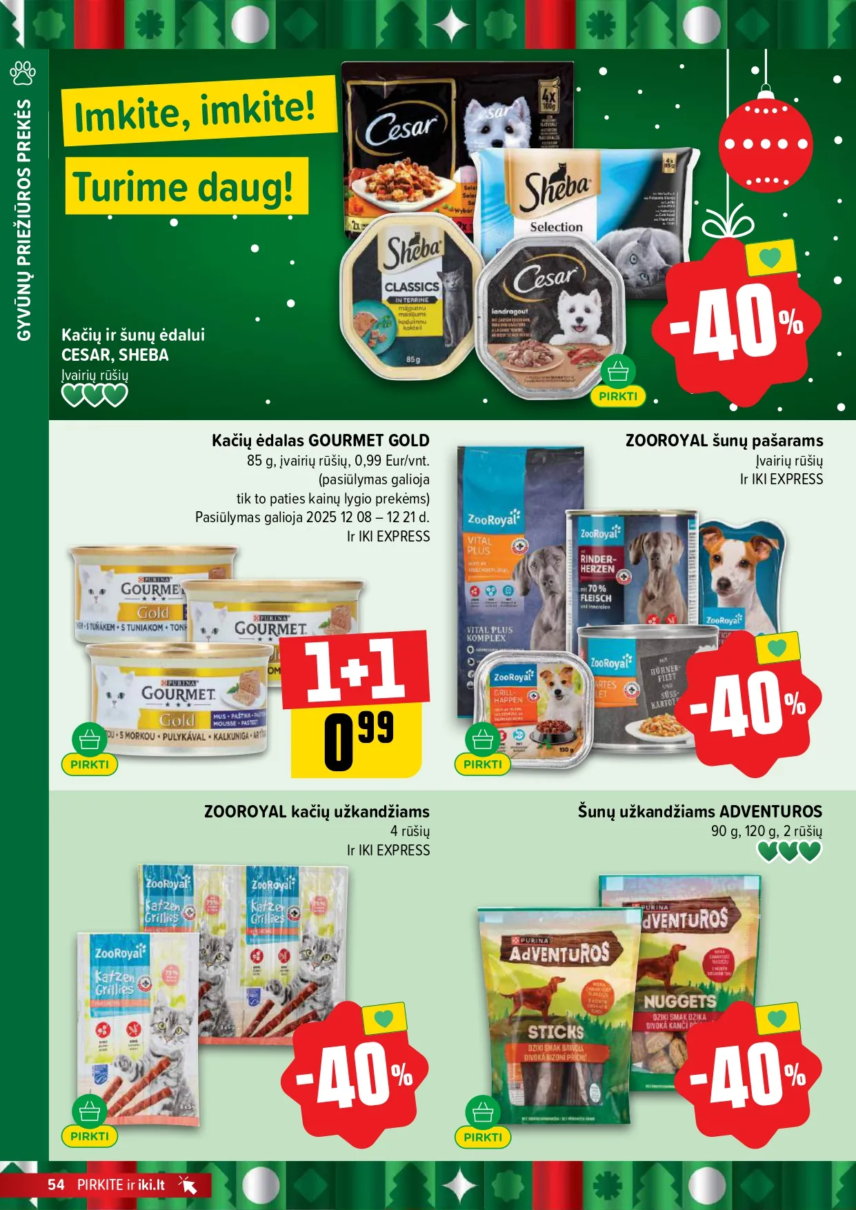 IKI akcijų ir nuolaidų leidinys Nr. 51 nuo 2025.12.15 iki 2025.12.21 - 54