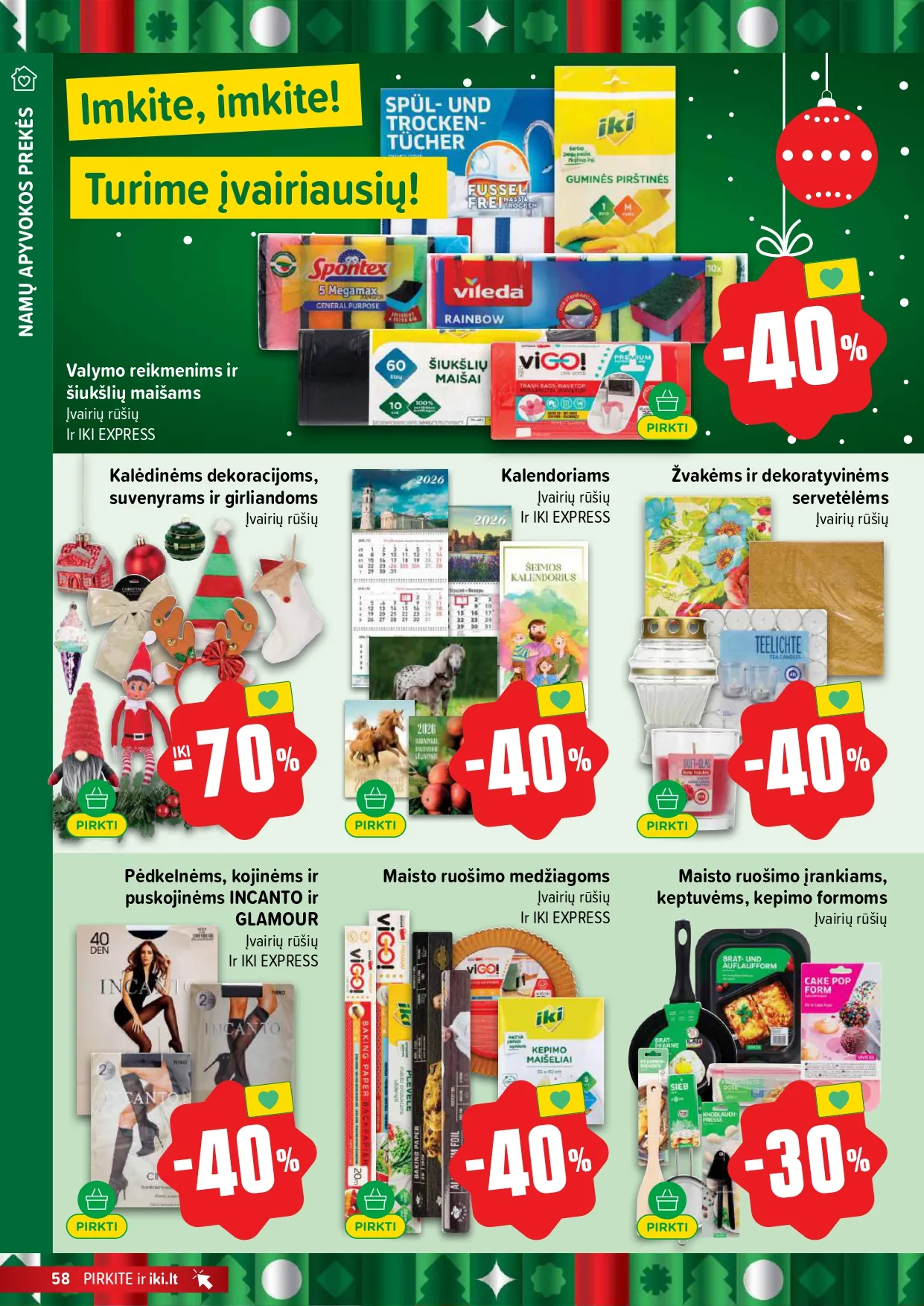 IKI akcijų ir nuolaidų leidinys Nr. 51 nuo 2025.12.15 iki 2025.12.21 - 58