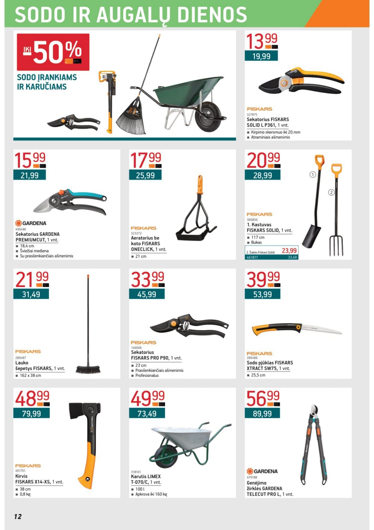 Naujas ERMITAŽAS akcijų ir nuolaidų leidinys Nr. 3 nuo 2026.03.02 iki 2026.03.31 - 12