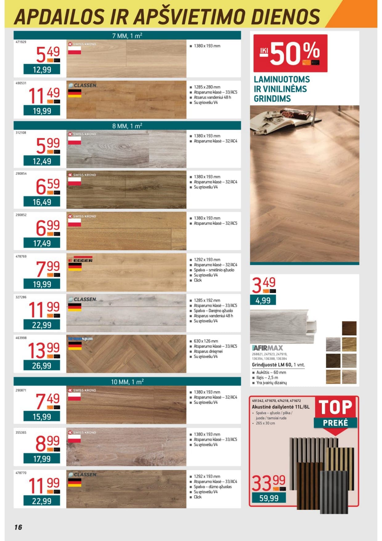 Naujas ERMITAŽAS akcijų ir nuolaidų leidinys Nr. 3 nuo 2026.03.02 iki 2026.03.31 - 16