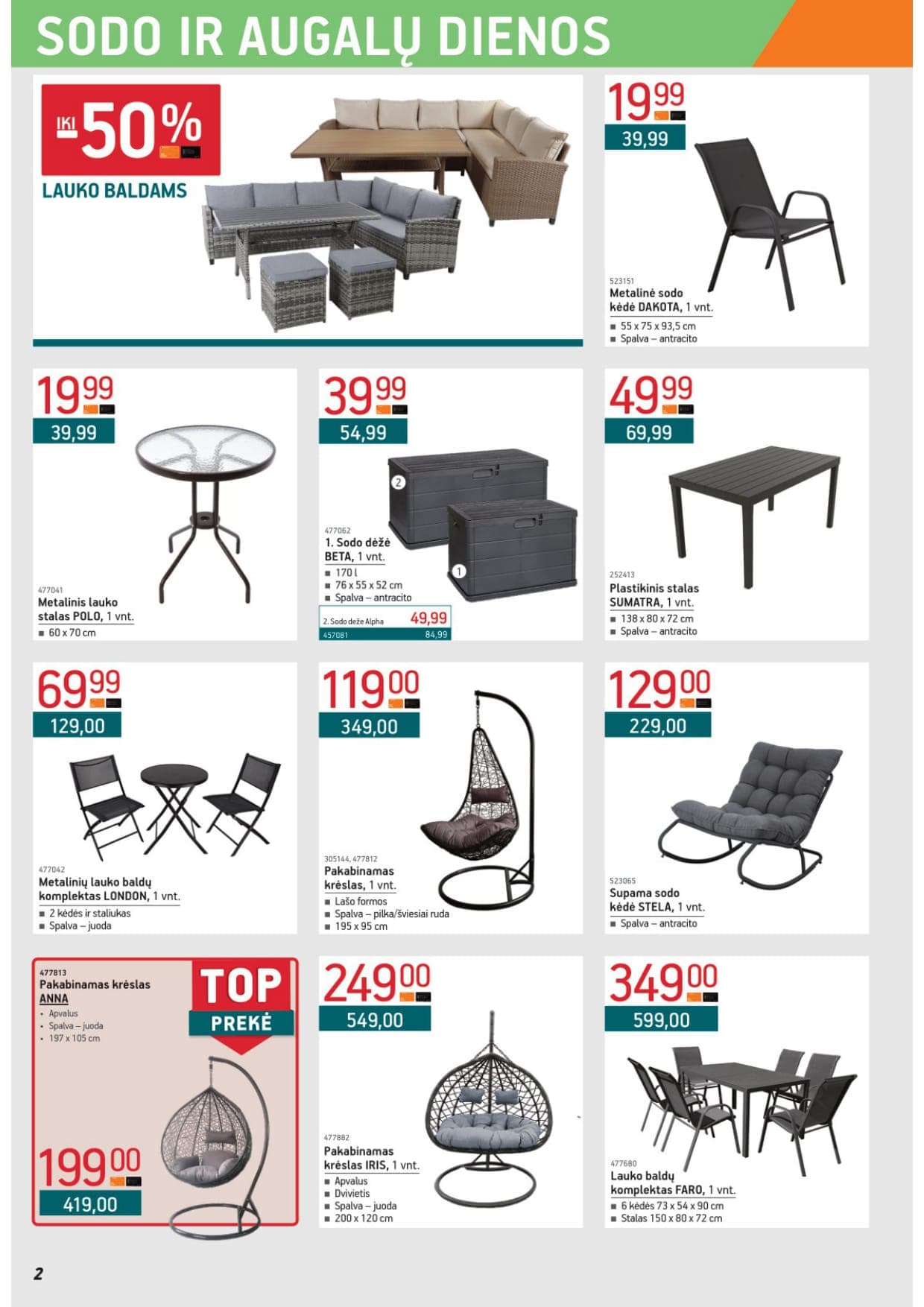 Naujas ERMITAŽAS akcijų ir nuolaidų leidinys Nr. 3 nuo 2026.03.02 iki 2026.03.31 - 2