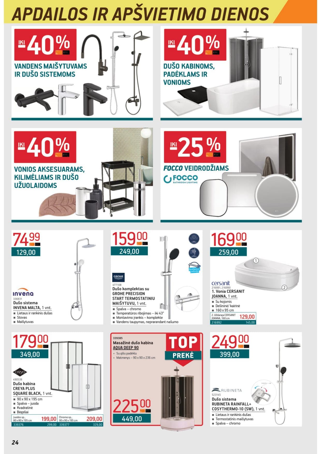 Naujas ERMITAŽAS akcijų ir nuolaidų leidinys Nr. 3 nuo 2026.03.02 iki 2026.03.31 - 24
