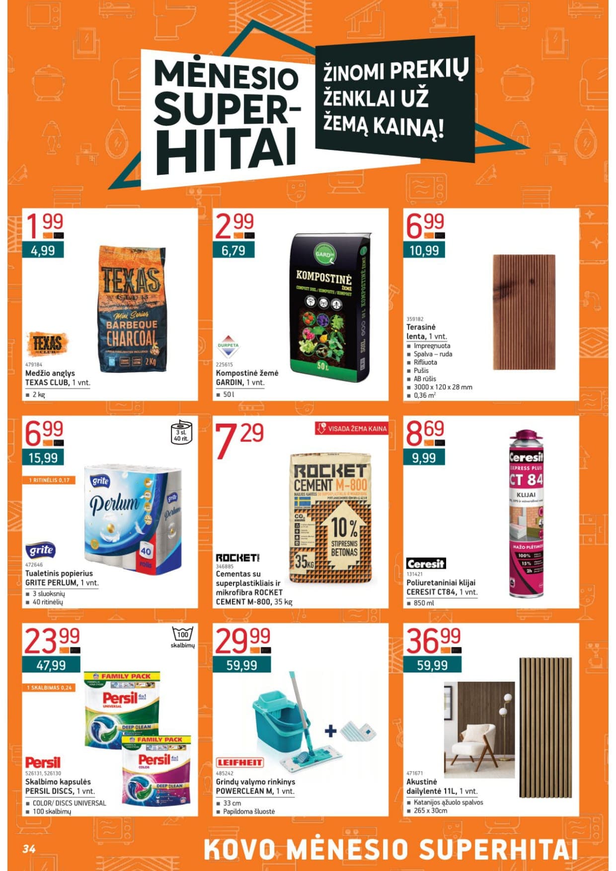 Naujas ERMITAŽAS akcijų ir nuolaidų leidinys Nr. 3 nuo 2026.03.02 iki 2026.03.31 - 34