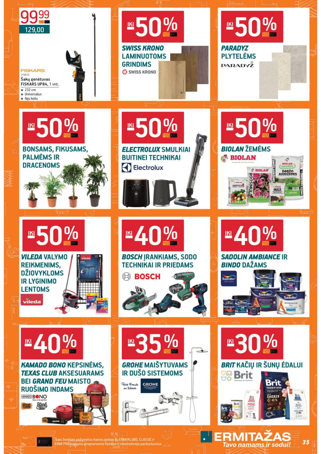 Naujas ERMITAŽAS akcijų ir nuolaidų leidinys Nr. 3 nuo 2026.03.02 iki 2026.03.31 - 35