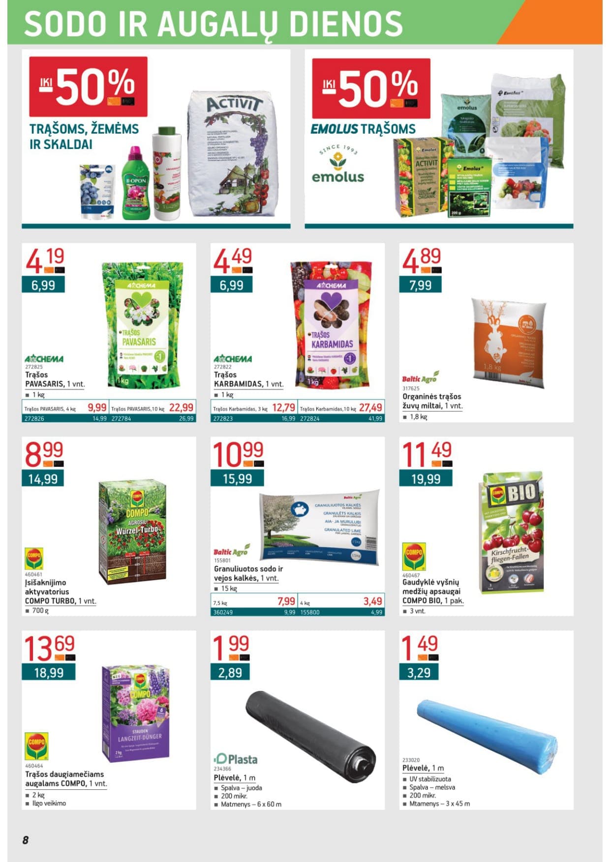 Naujas ERMITAŽAS akcijų ir nuolaidų leidinys Nr. 3 nuo 2026.03.02 iki 2026.03.31 - 8