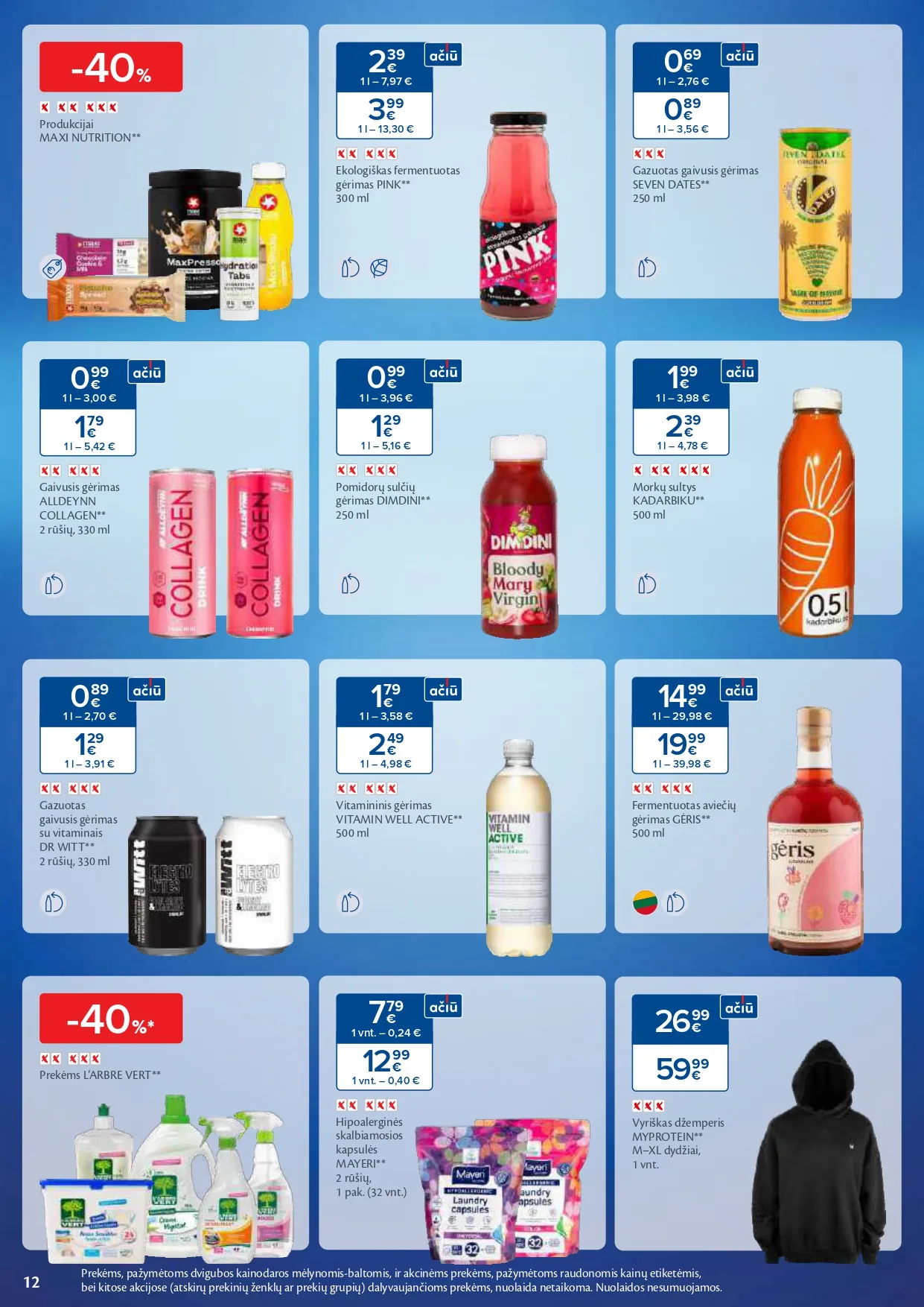 MAXIMA akcijų ir nuolaidų leidinys Nr. 5 nuo 2026.01.27 iki 2026.02.02 - 12