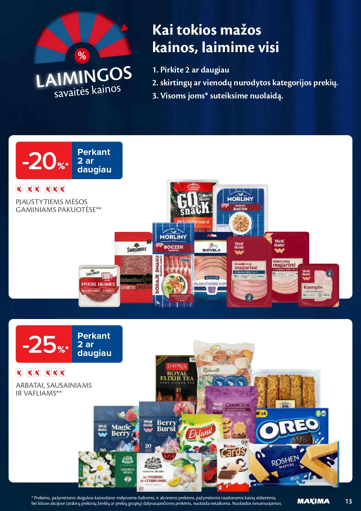 MAXIMA akcijų ir nuolaidų leidinys Nr. 5 nuo 2026.01.27 iki 2026.02.02 - 13