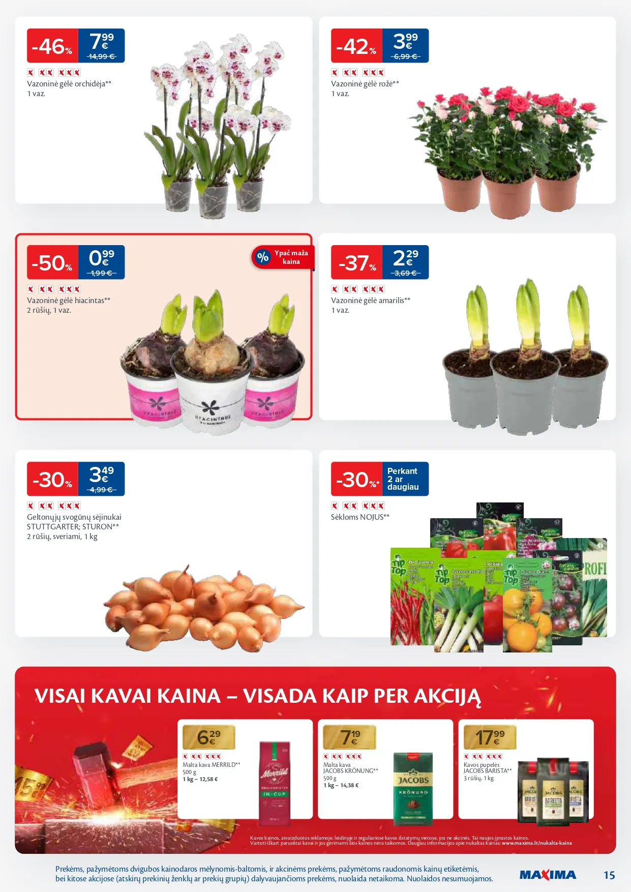MAXIMA akcijų ir nuolaidų leidinys Nr. 5 nuo 2026.01.27 iki 2026.02.02 - 15