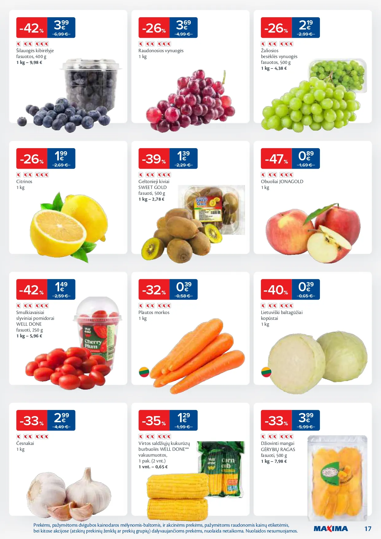 MAXIMA akcijų ir nuolaidų leidinys Nr. 5 nuo 2026.01.27 iki 2026.02.02 - 17