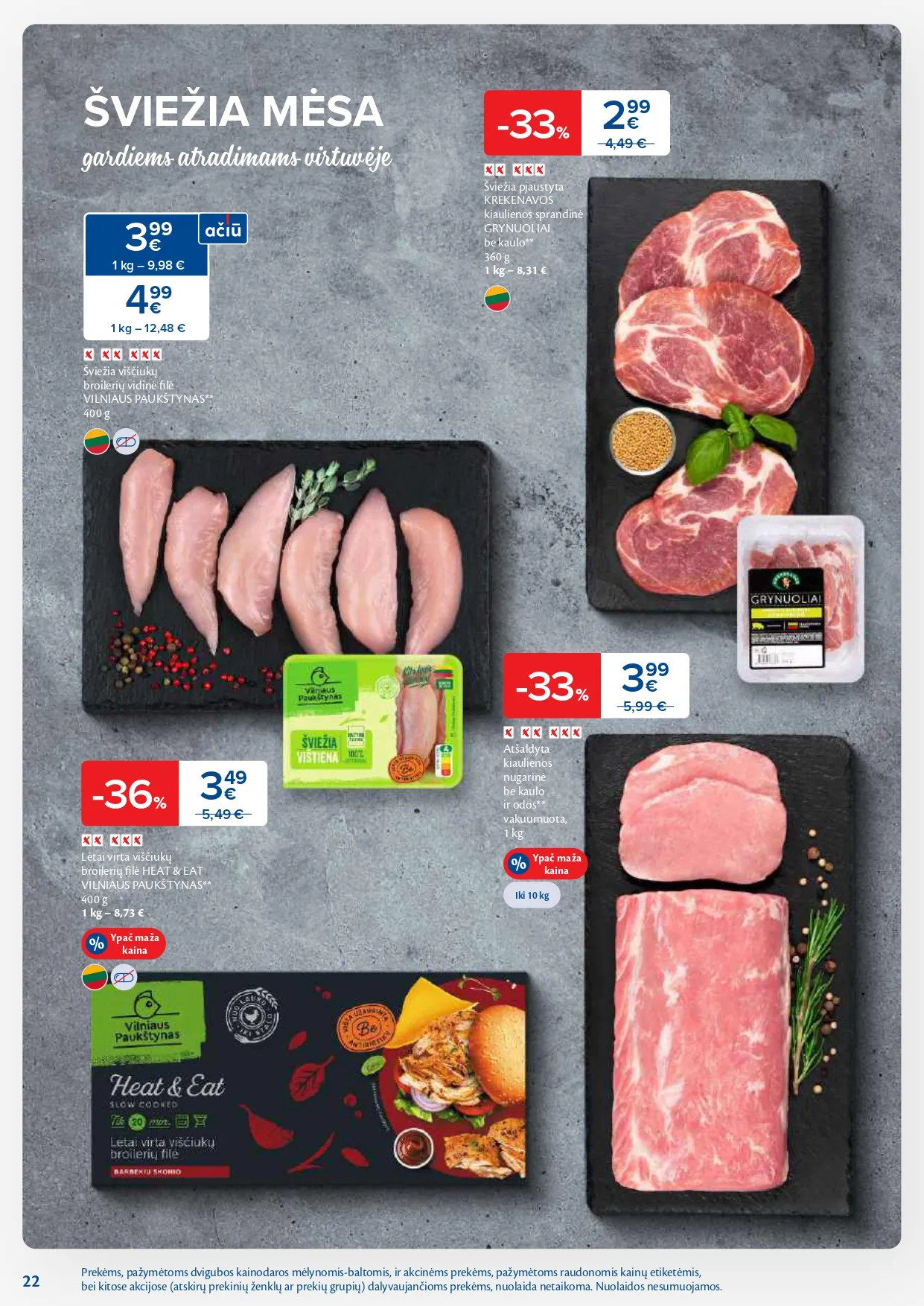 MAXIMA akcijų ir nuolaidų leidinys Nr. 5 nuo 2026.01.27 iki 2026.02.02 - 22
