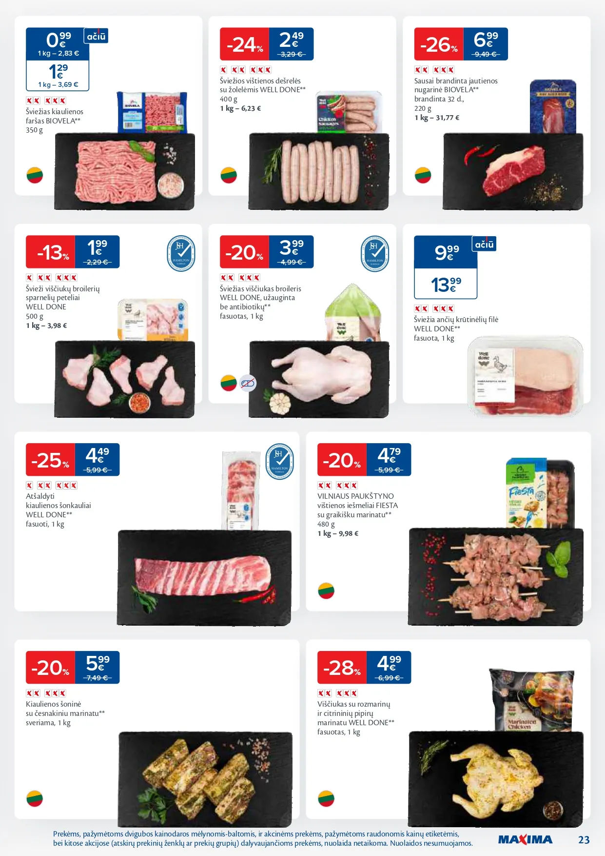 MAXIMA akcijų ir nuolaidų leidinys Nr. 5 nuo 2026.01.27 iki 2026.02.02 - 23