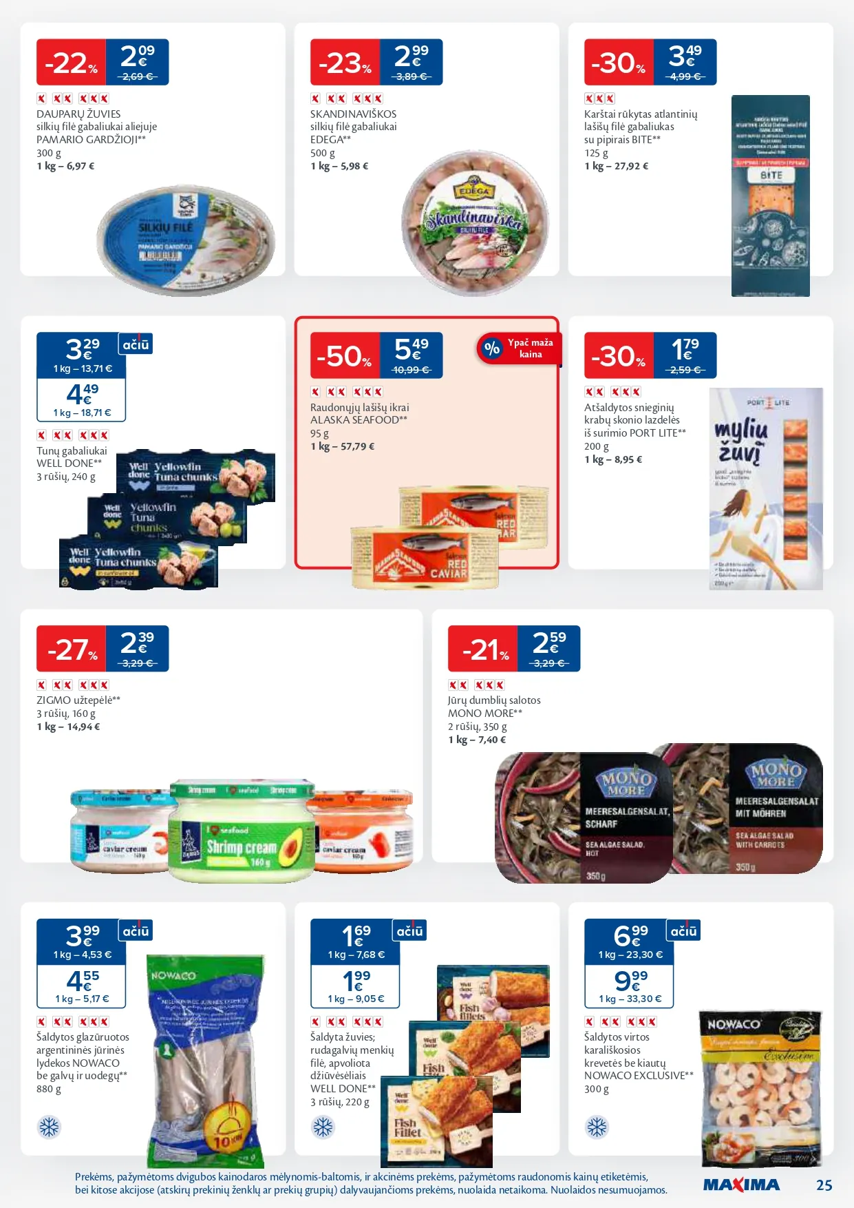 MAXIMA akcijų ir nuolaidų leidinys Nr. 5 nuo 2026.01.27 iki 2026.02.02 - 25