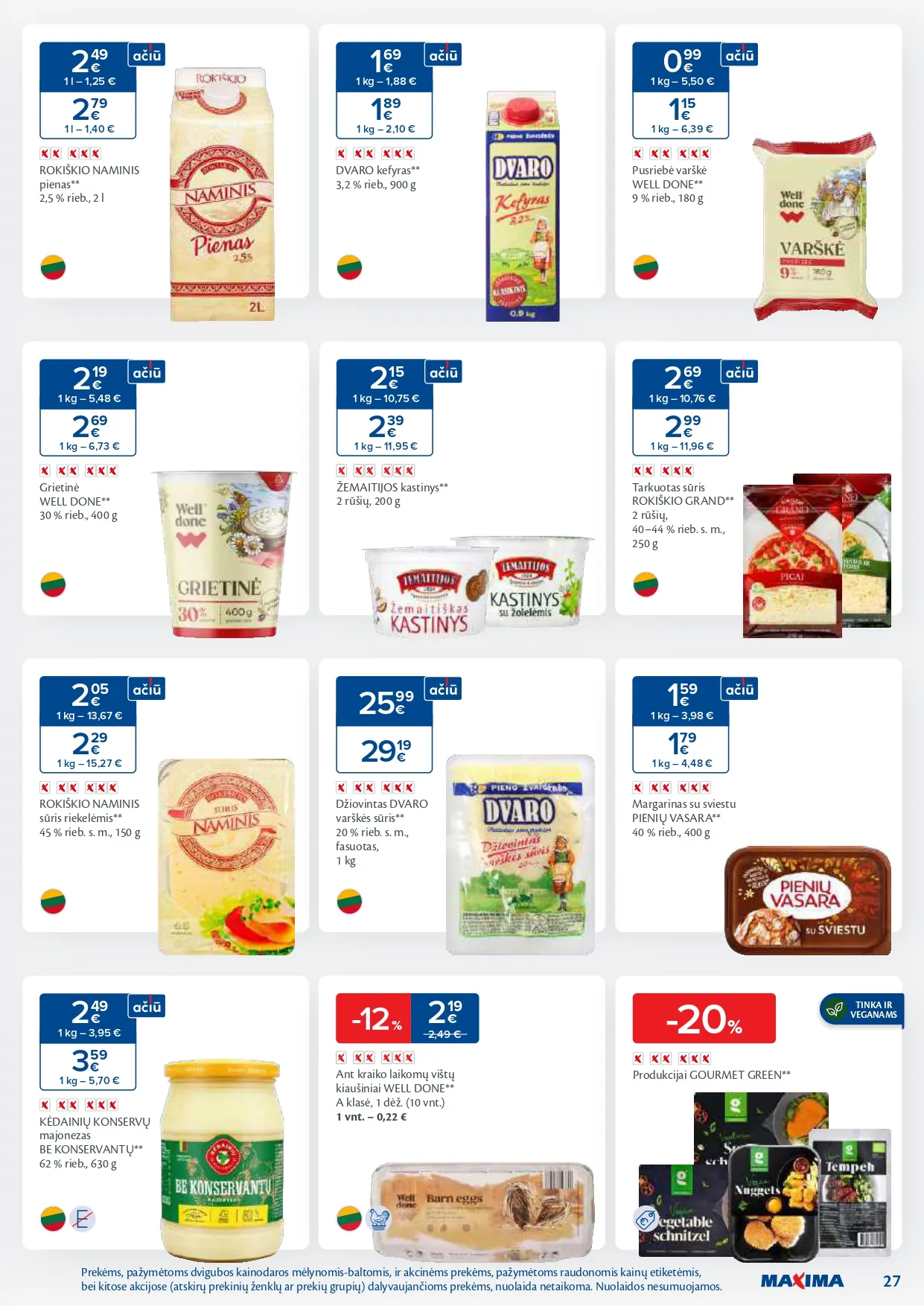 MAXIMA akcijų ir nuolaidų leidinys Nr. 5 nuo 2026.01.27 iki 2026.02.02 - 27