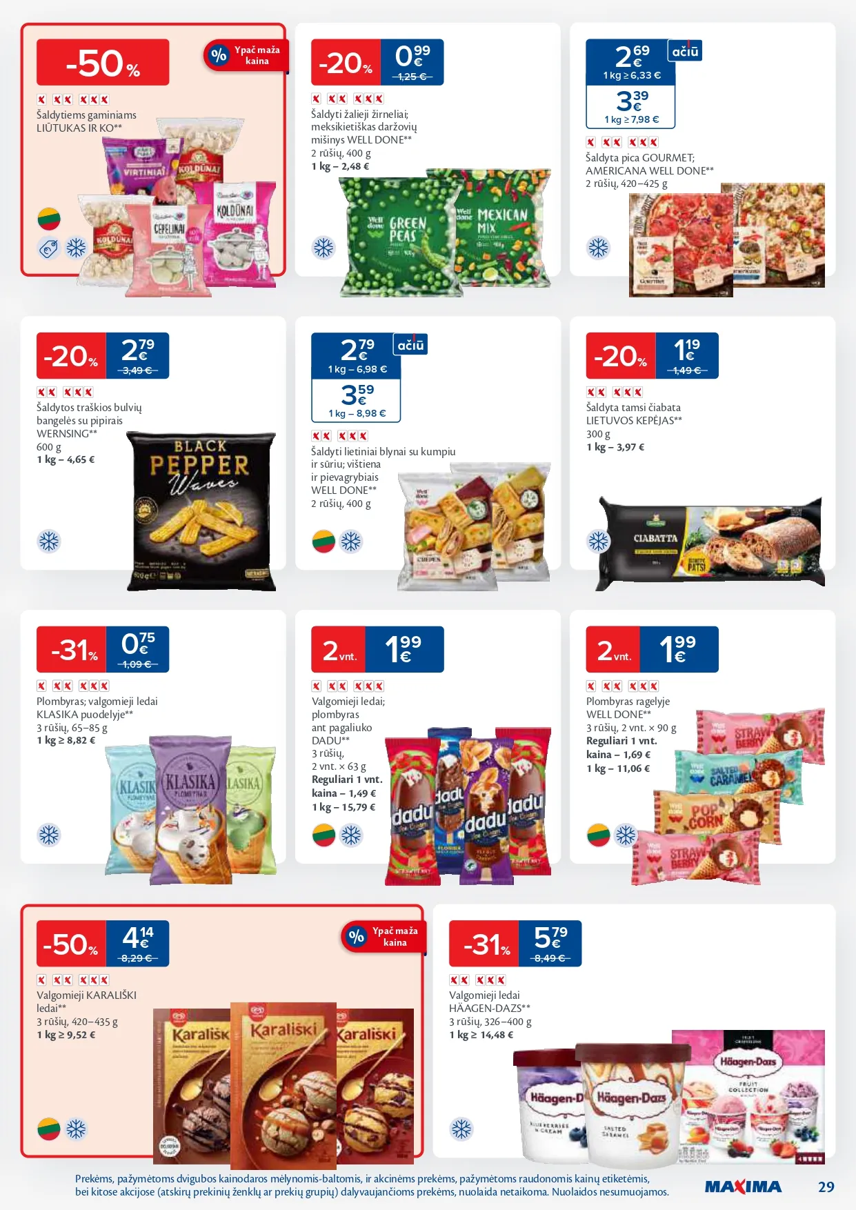 MAXIMA akcijų ir nuolaidų leidinys Nr. 5 nuo 2026.01.27 iki 2026.02.02 - 29