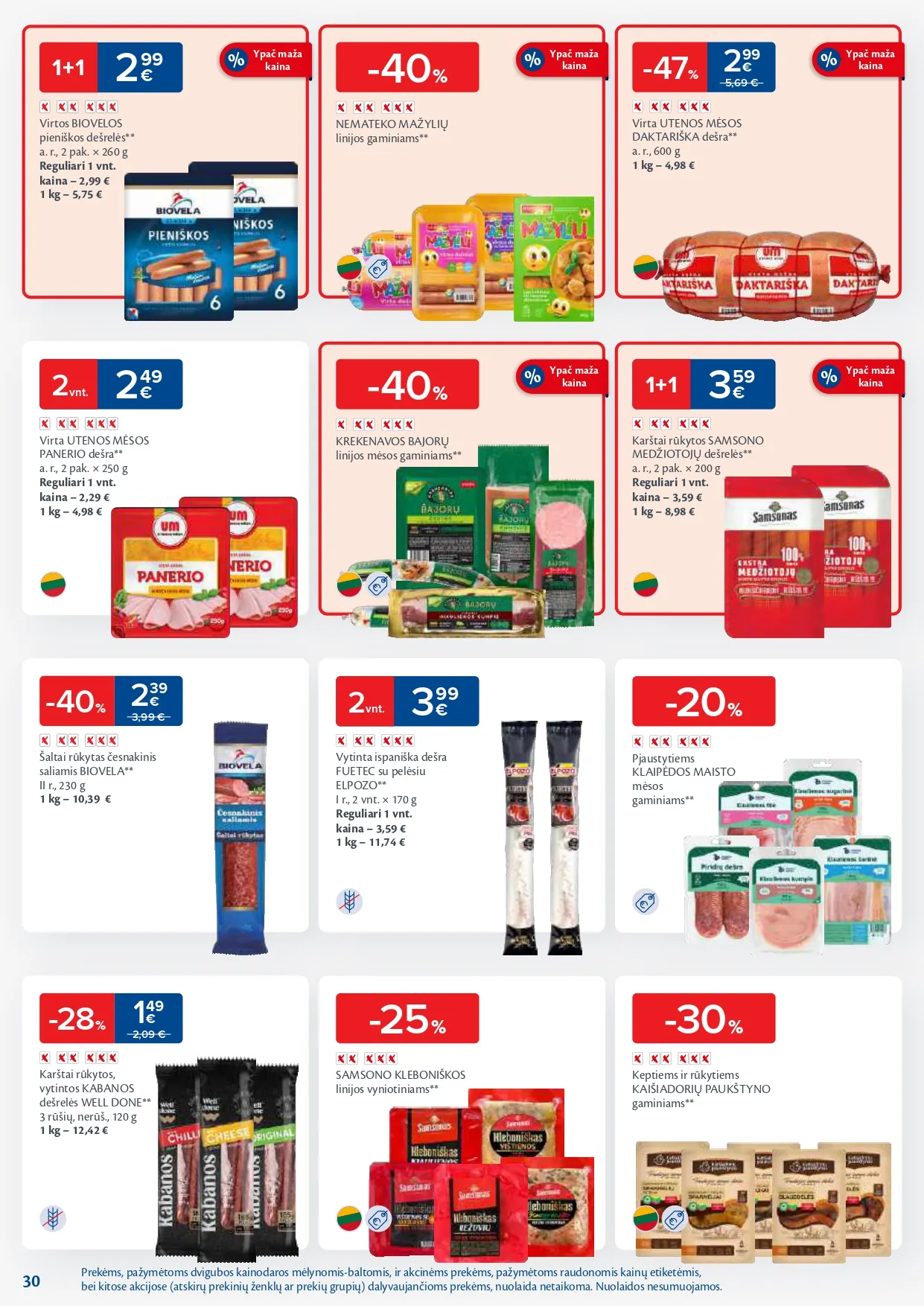 MAXIMA akcijų ir nuolaidų leidinys Nr. 5 nuo 2026.01.27 iki 2026.02.02 - 30