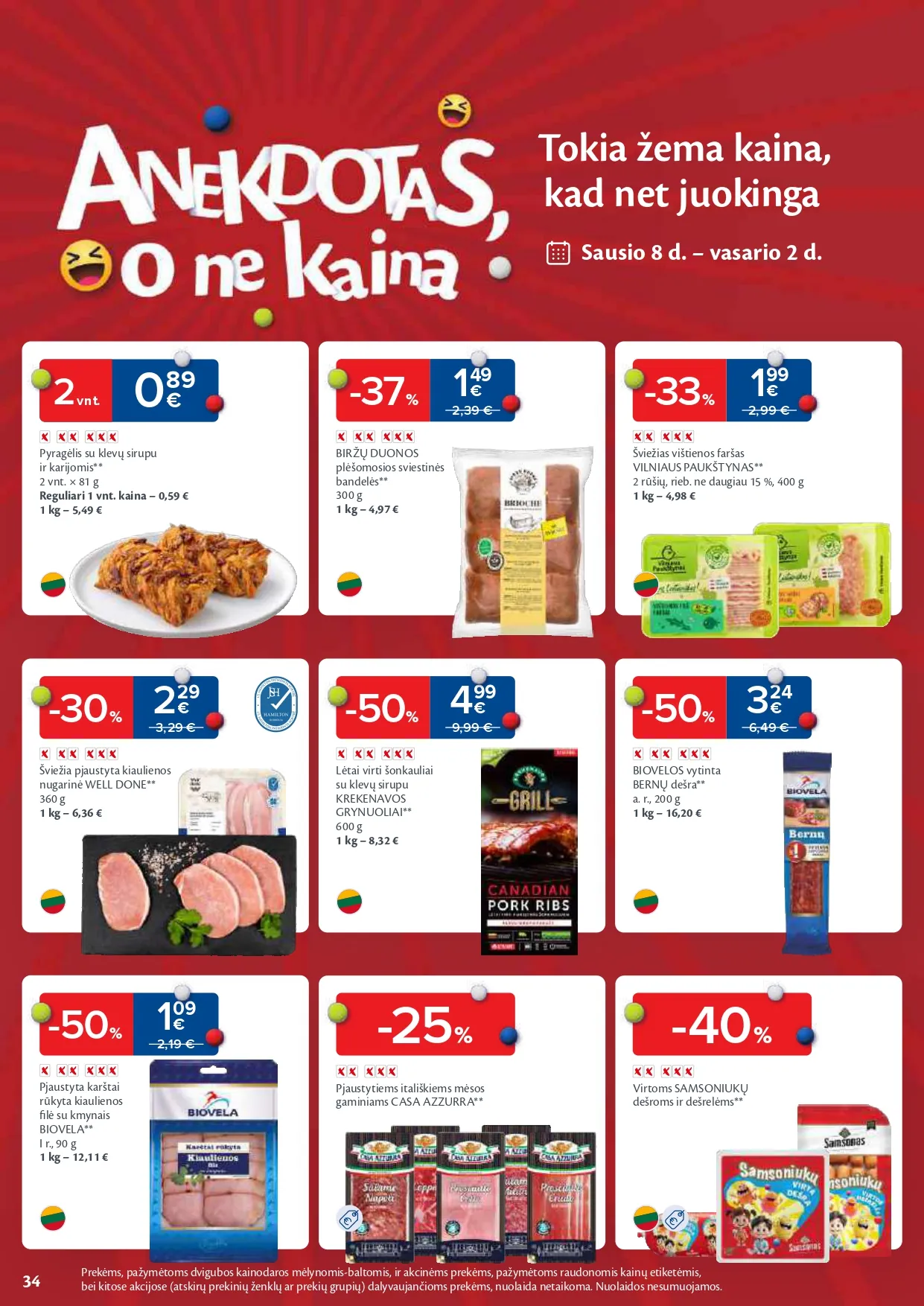 MAXIMA akcijų ir nuolaidų leidinys Nr. 5 nuo 2026.01.27 iki 2026.02.02 - 34