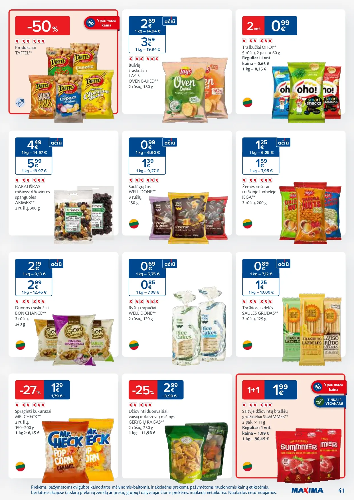 MAXIMA akcijų ir nuolaidų leidinys Nr. 5 nuo 2026.01.27 iki 2026.02.02
