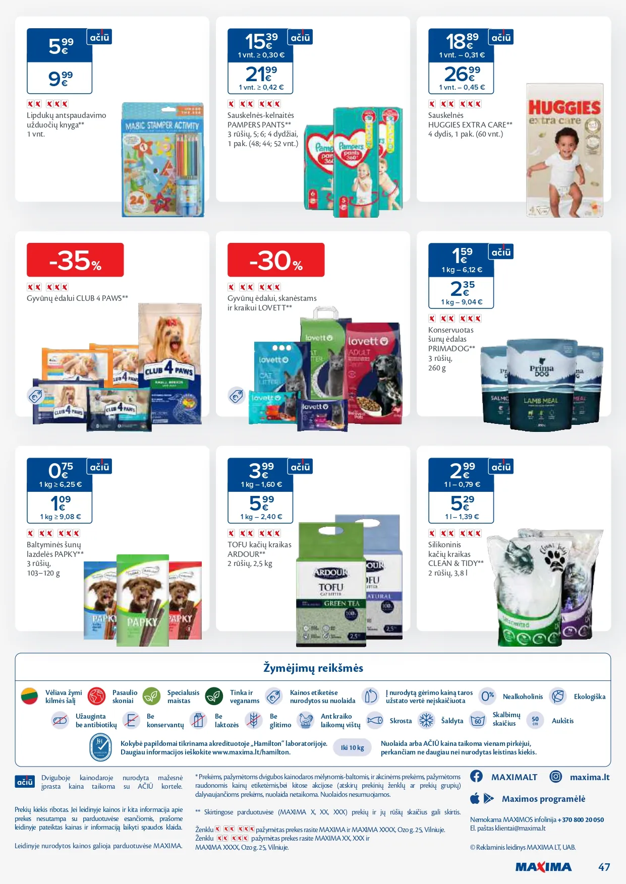 MAXIMA akcijų ir nuolaidų leidinys Nr. 5 nuo 2026.01.27 iki 2026.02.02