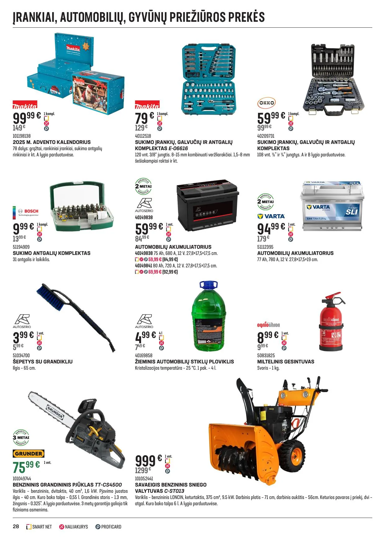 SENUKAI akcijų ir nuolaidų leidinys Nr.27 nuo 2025.11.12 iki 2025.12.08 - 28