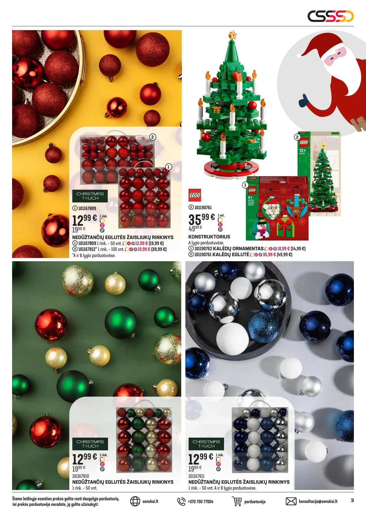 SENUKAI akcijų ir nuolaidų leidinys Nr.27 nuo 2025.11.12 iki 2025.12.08 - 3