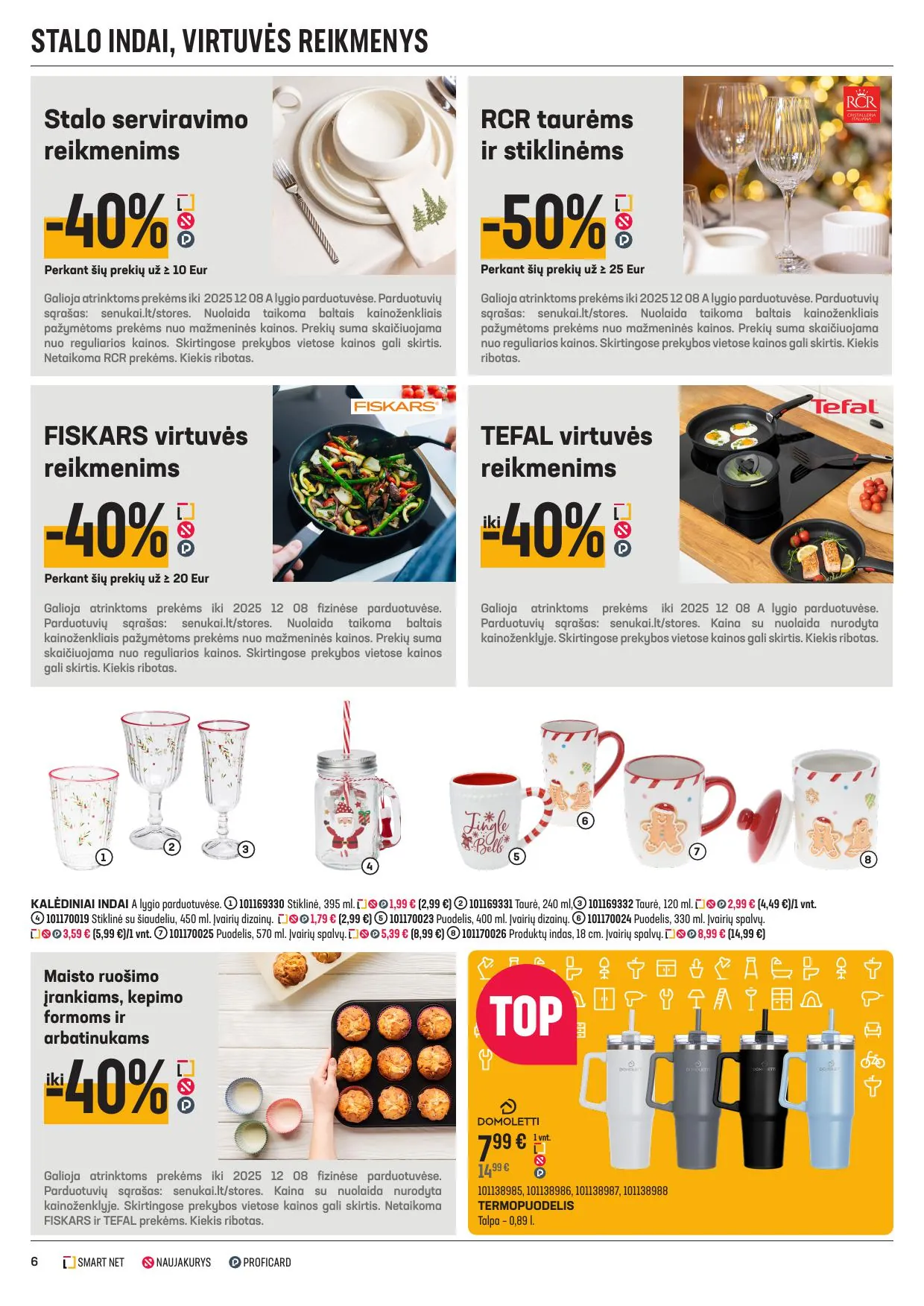 SENUKAI akcijų ir nuolaidų leidinys Nr.27 nuo 2025.11.12 iki 2025.12.08 - 6