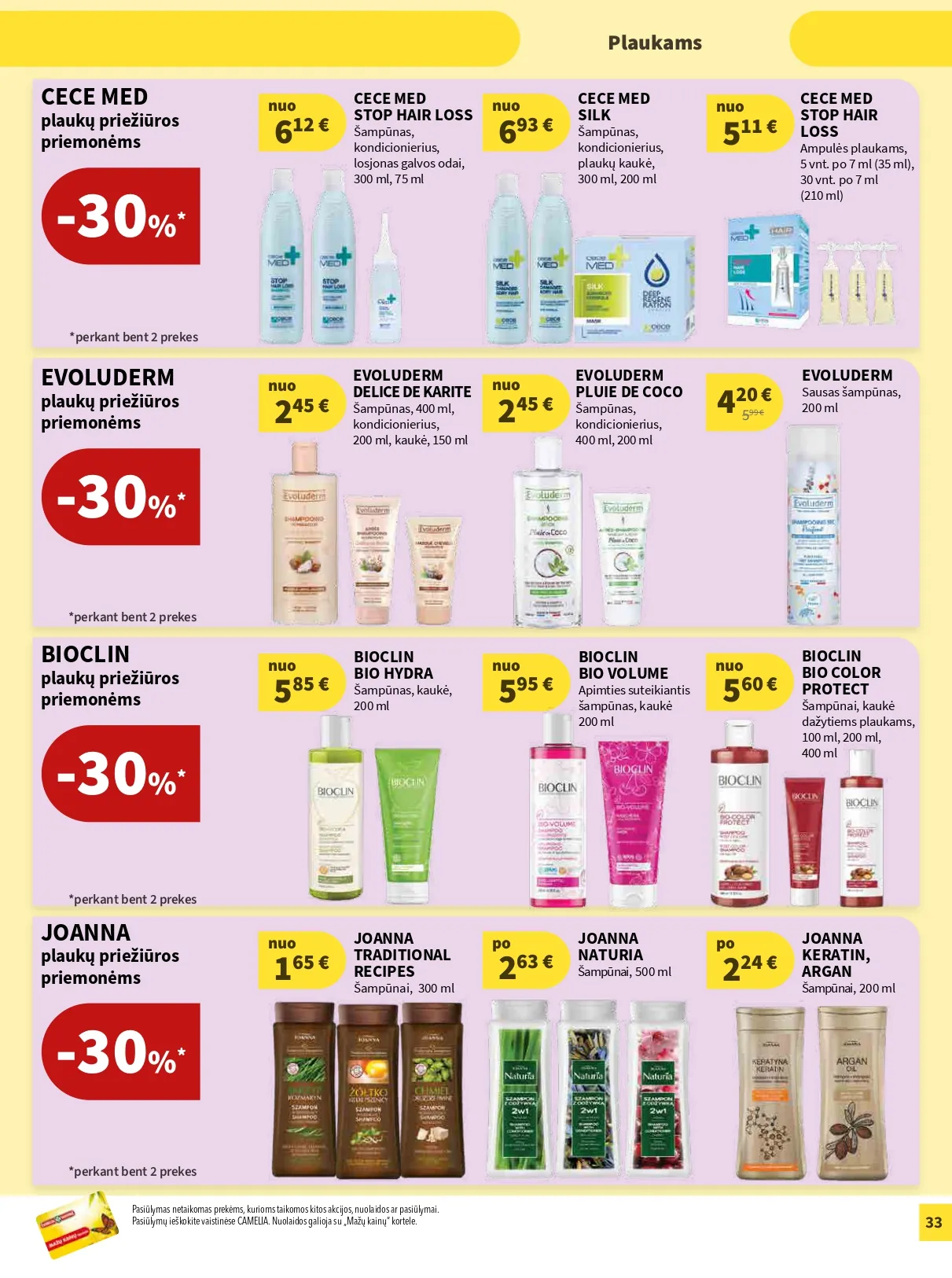 CAMELIA vaistinės akcijų ir nuolaidų leidinys Nr. 2 nuo 2025.02.01 iki 2026.02.28 - 33