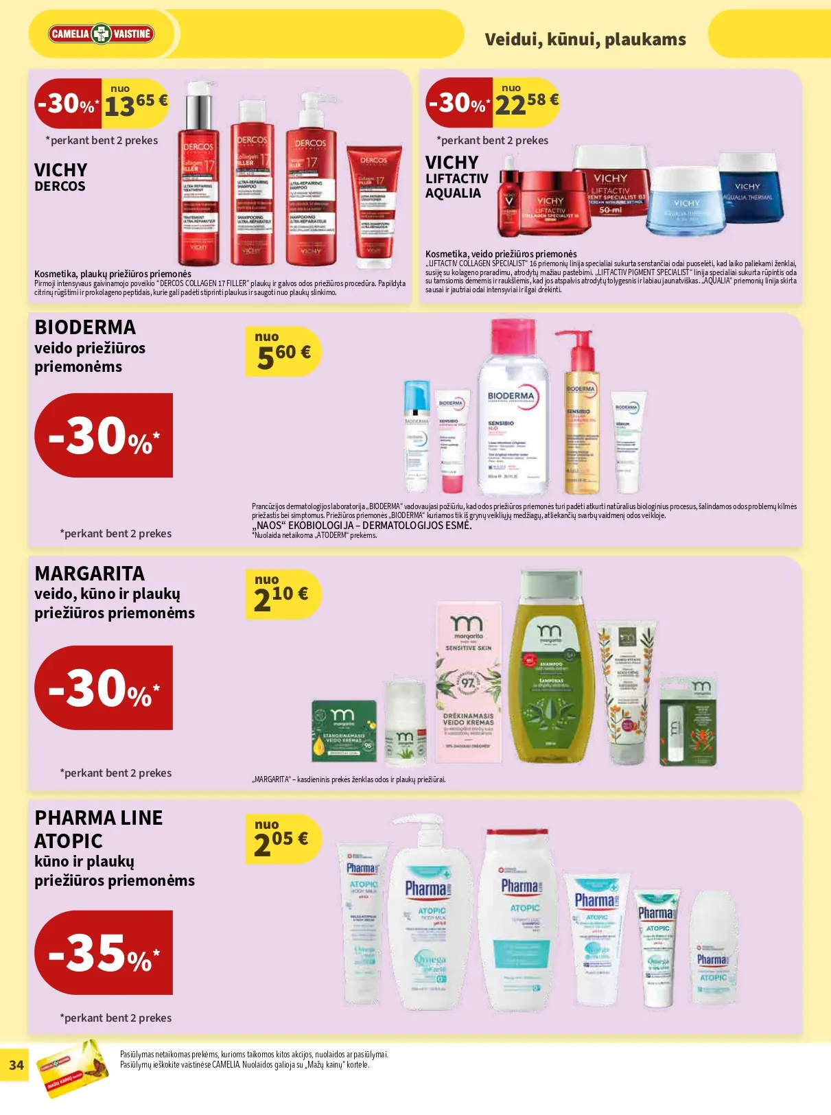 CAMELIA vaistinės akcijų ir nuolaidų leidinys Nr. 2 nuo 2025.02.01 iki 2026.02.28 - 34