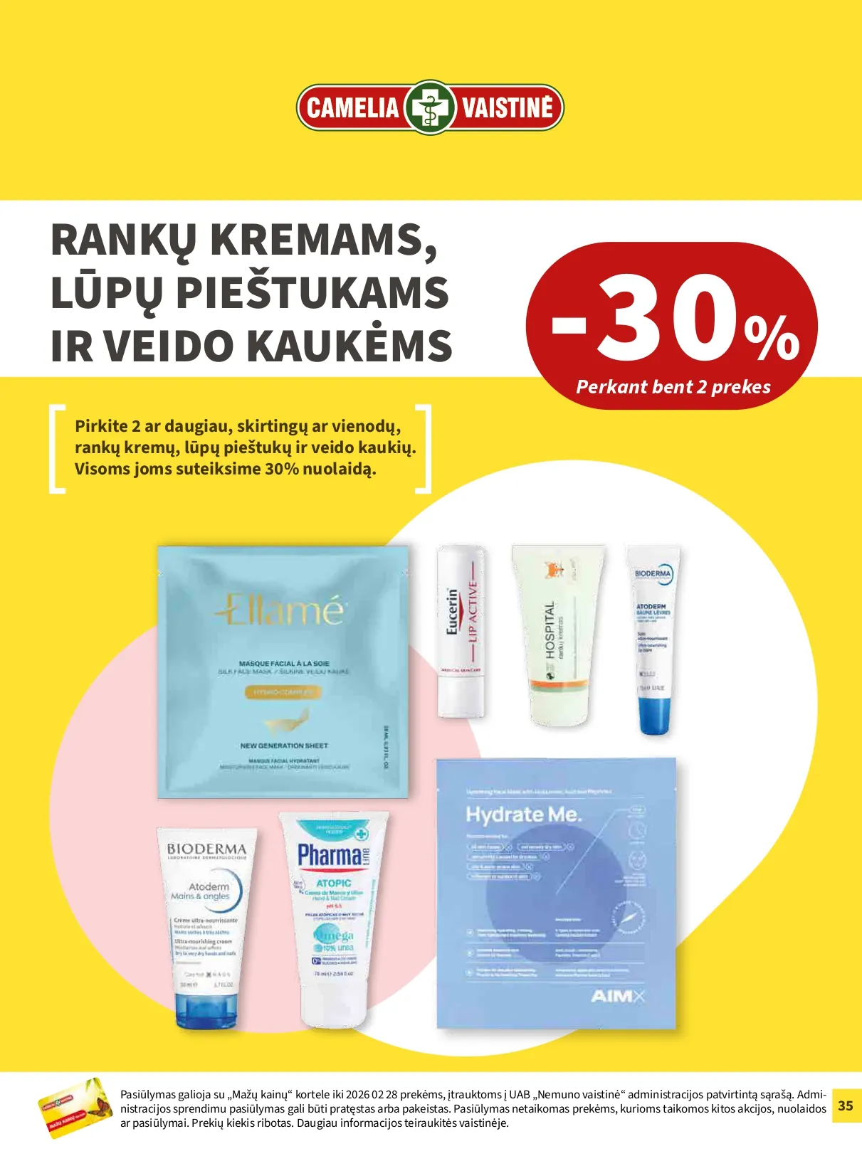 CAMELIA vaistinės akcijų ir nuolaidų leidinys Nr. 2 nuo 2025.02.01 iki 2026.02.28 - 35