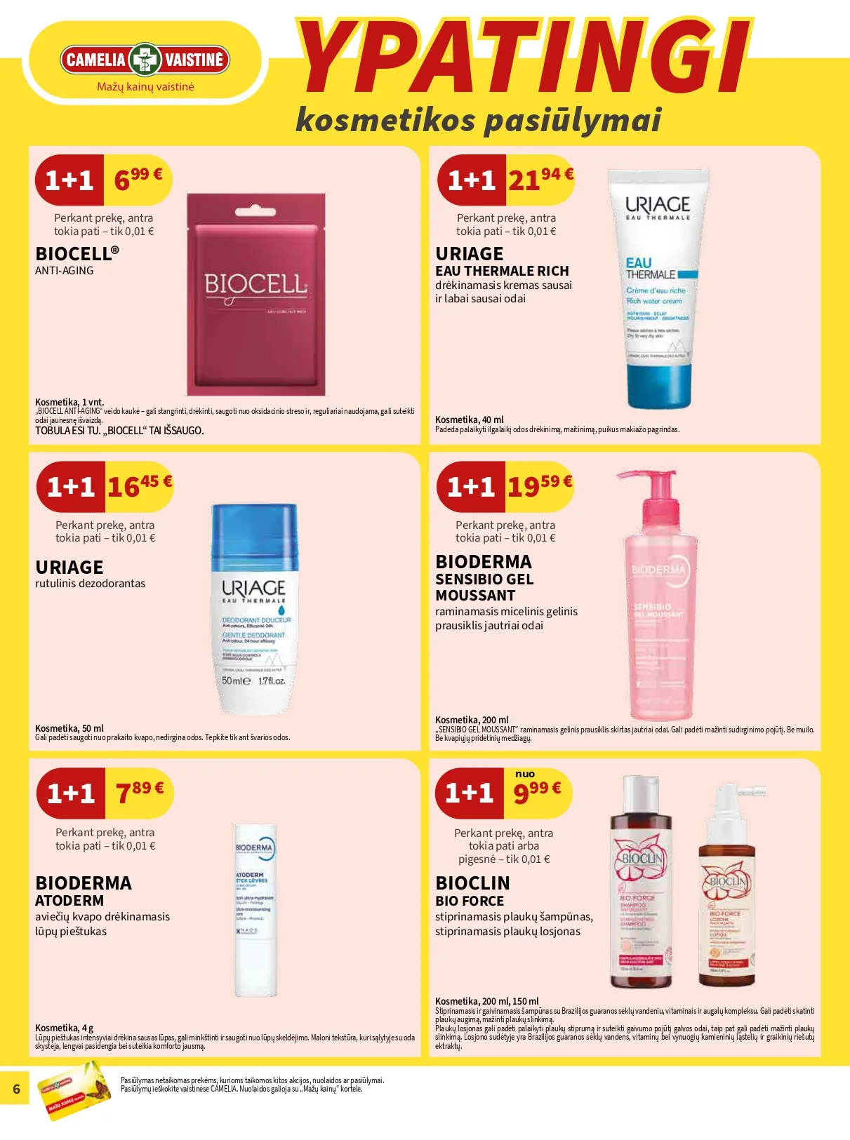 CAMELIA vaistinės akcijų ir nuolaidų leidinys Nr. 2 nuo 2025.02.01 iki 2026.02.28 - 6