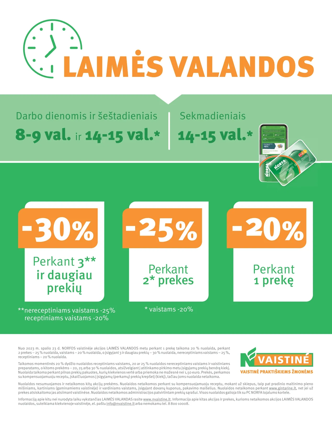 NORFA VAISTINĖ akcijų ir nuolaidų leidinys nuo 2025.12.01 iki 2025.12.31 - 13