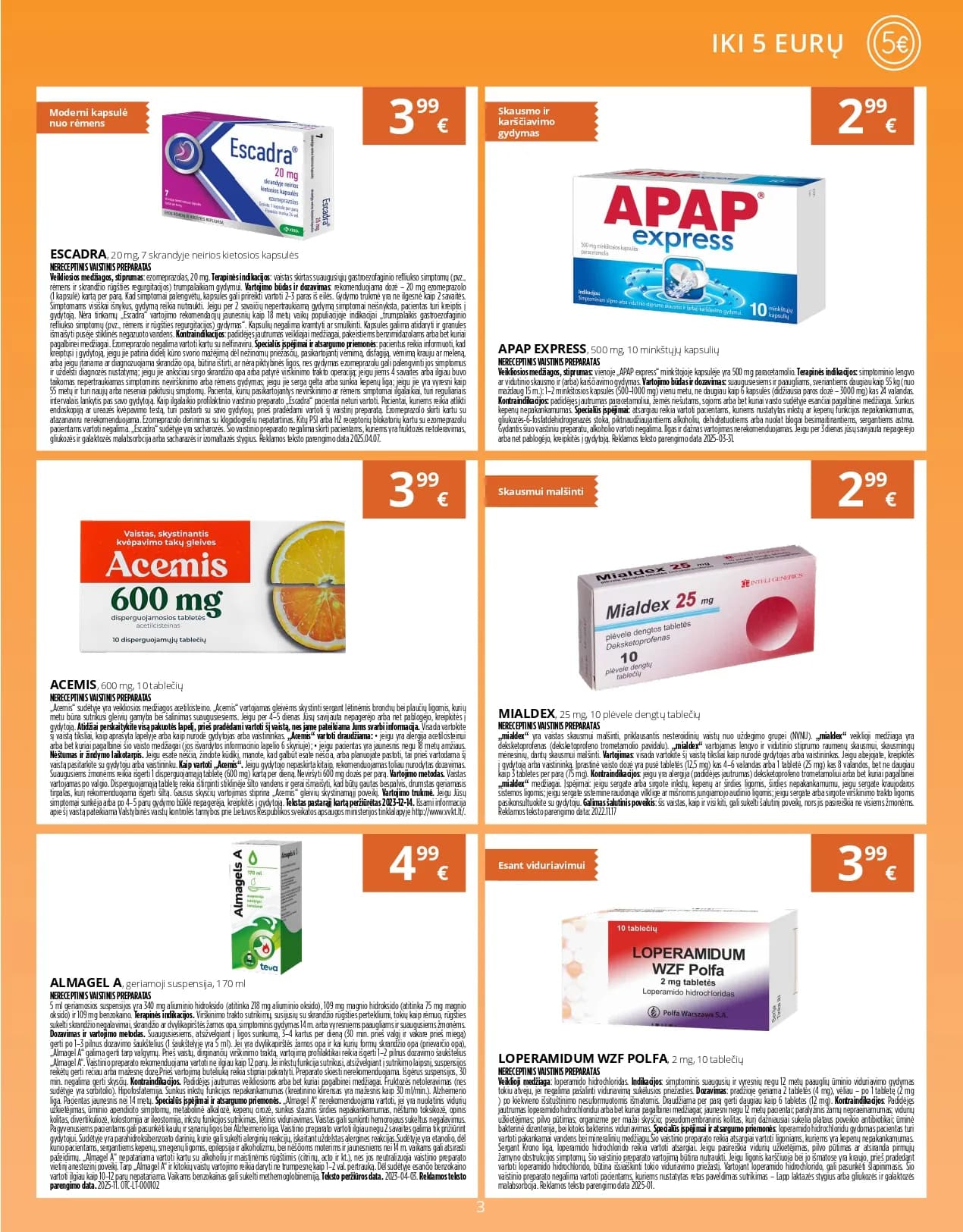 NORFA VAISTINĖ akcijų ir nuolaidų leidinys nuo 2025.12.01 iki 2025.12.31 - 3