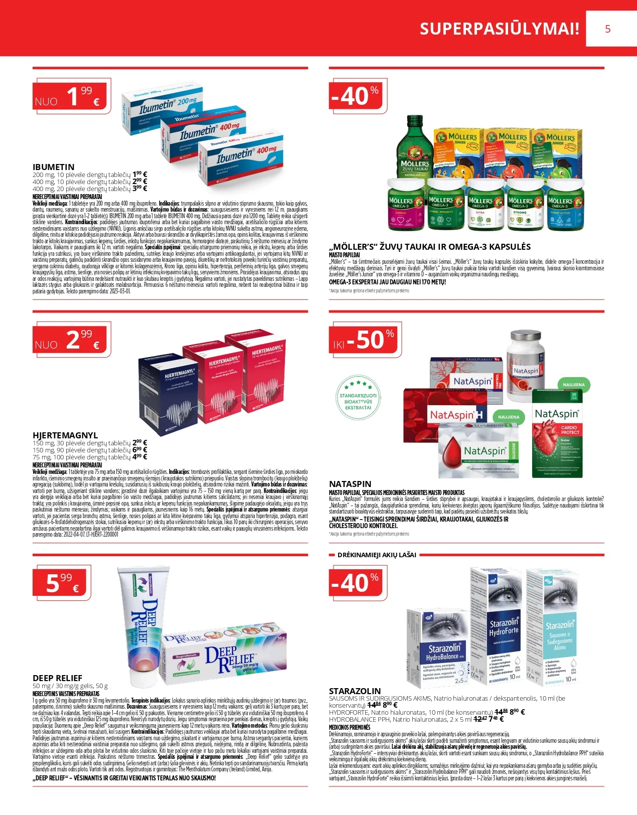 NORFA VAISTINĖ akcijų ir nuolaidų leidinys nuo 2025.12.01 iki 2025.12.31 - 5
