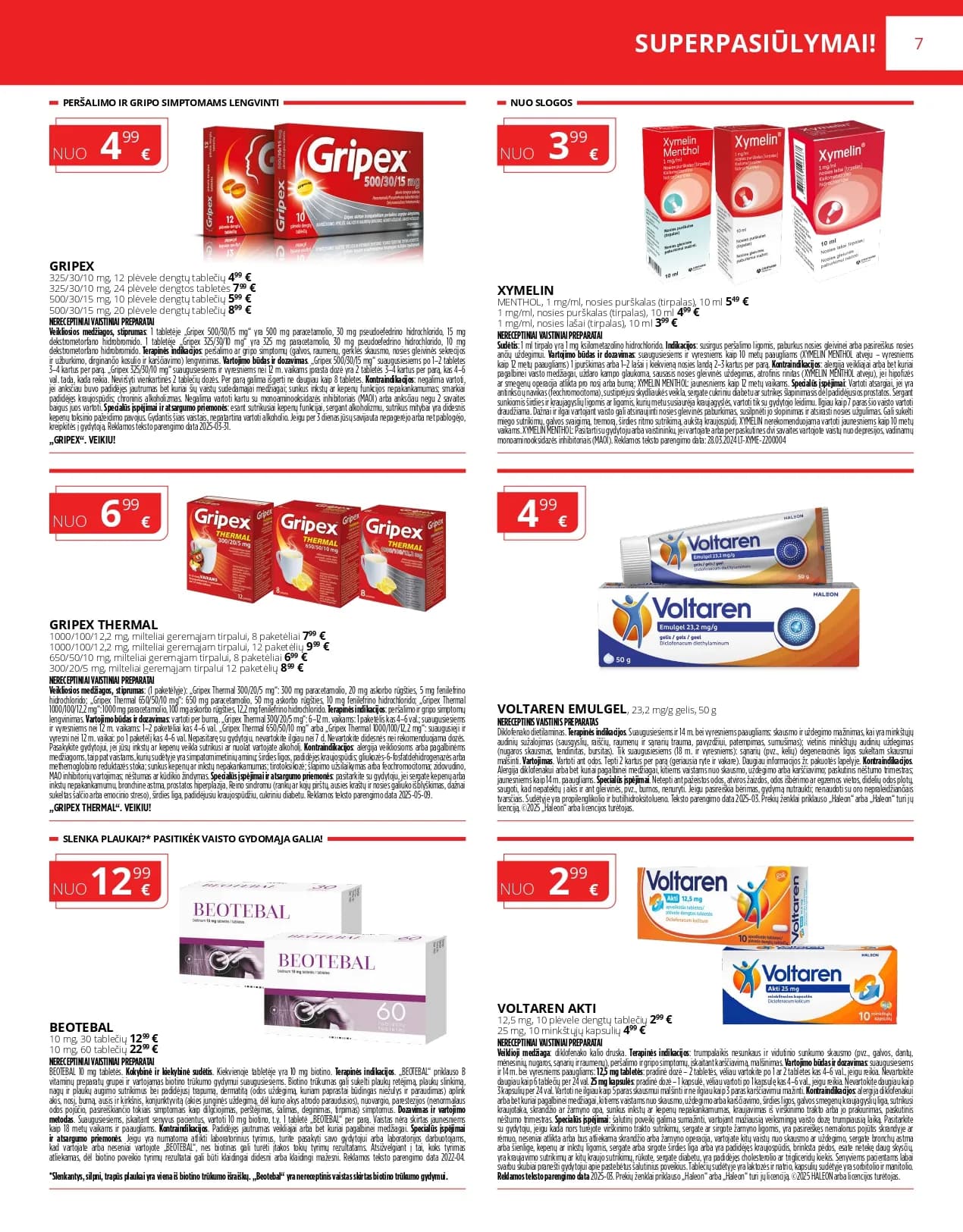 NORFA VAISTINĖ akcijų ir nuolaidų leidinys nuo 2025.12.01 iki 2025.12.31 - 7