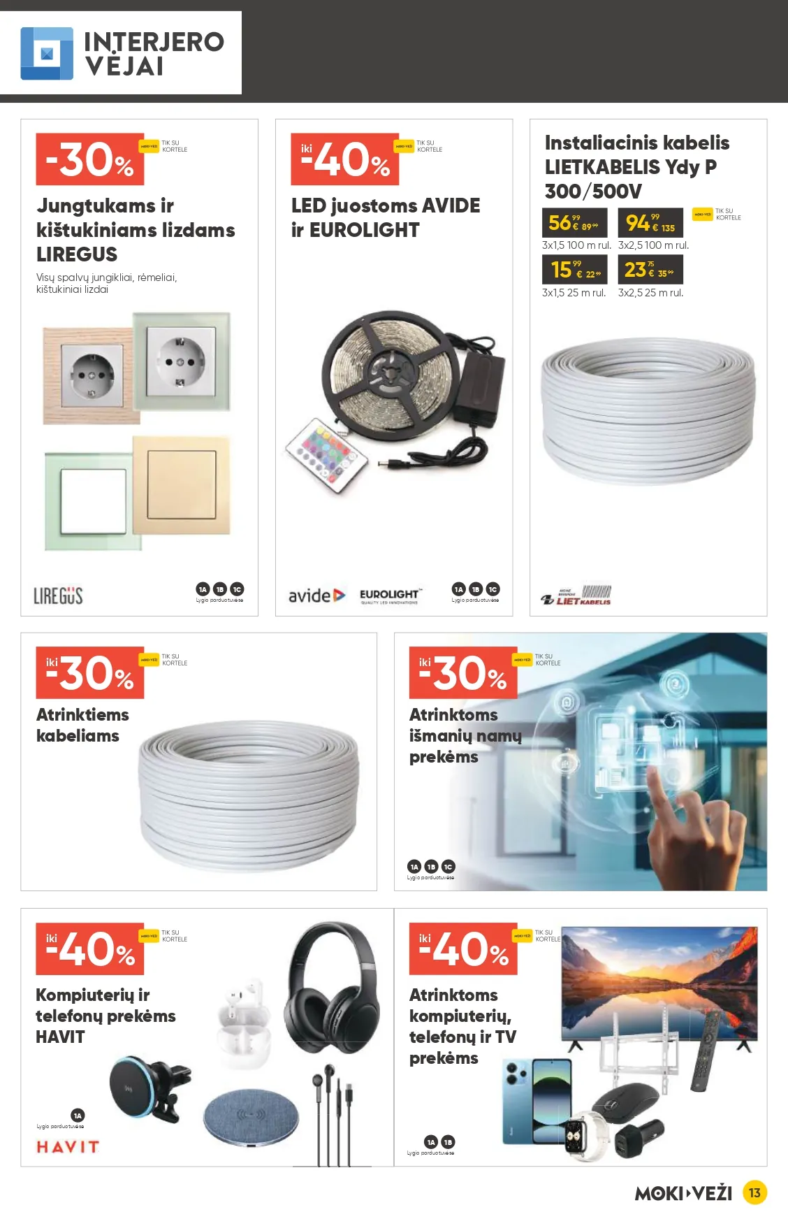 MOKI VEŽI akcijų ir nuolaidų leidinys Nr. 13 nuo 2025.12.11 iki 2026.01.06